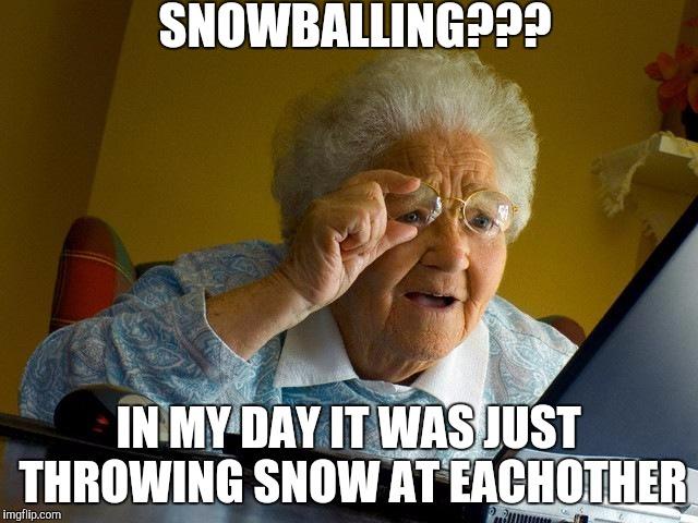 Hold Up... What Type of Snowballs Were We Supposed to Make?