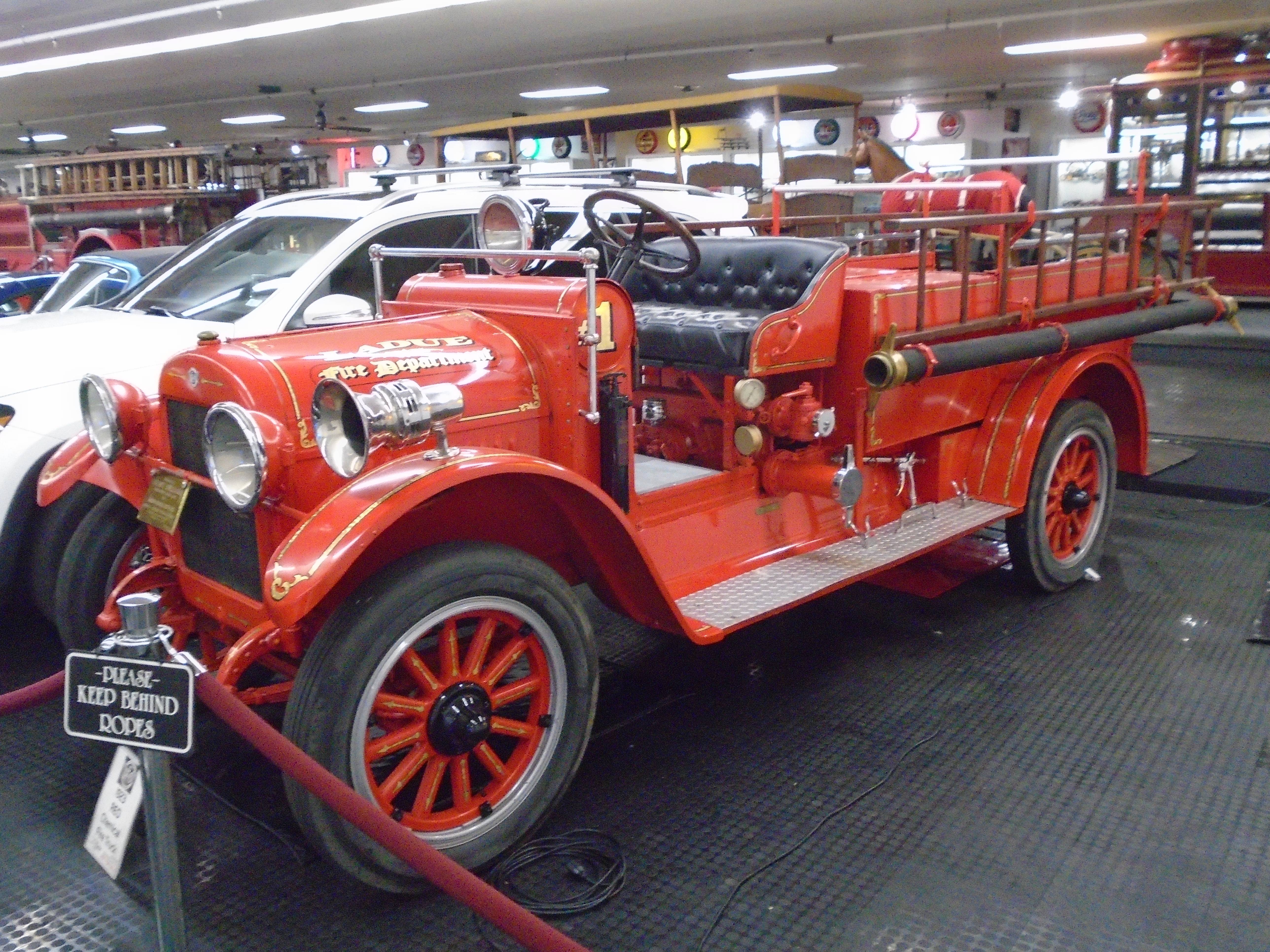 Behold the vintage 1923 REO Chemical Fire Truck