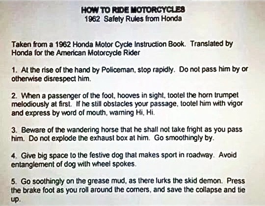 Safety First... or at least I hope so!