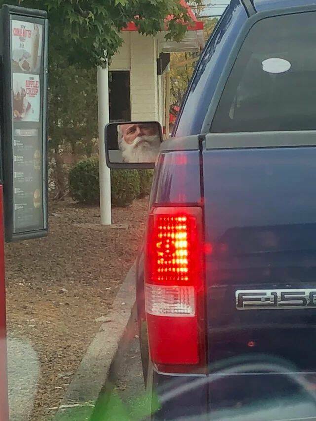 He's always keeping an eye on you!