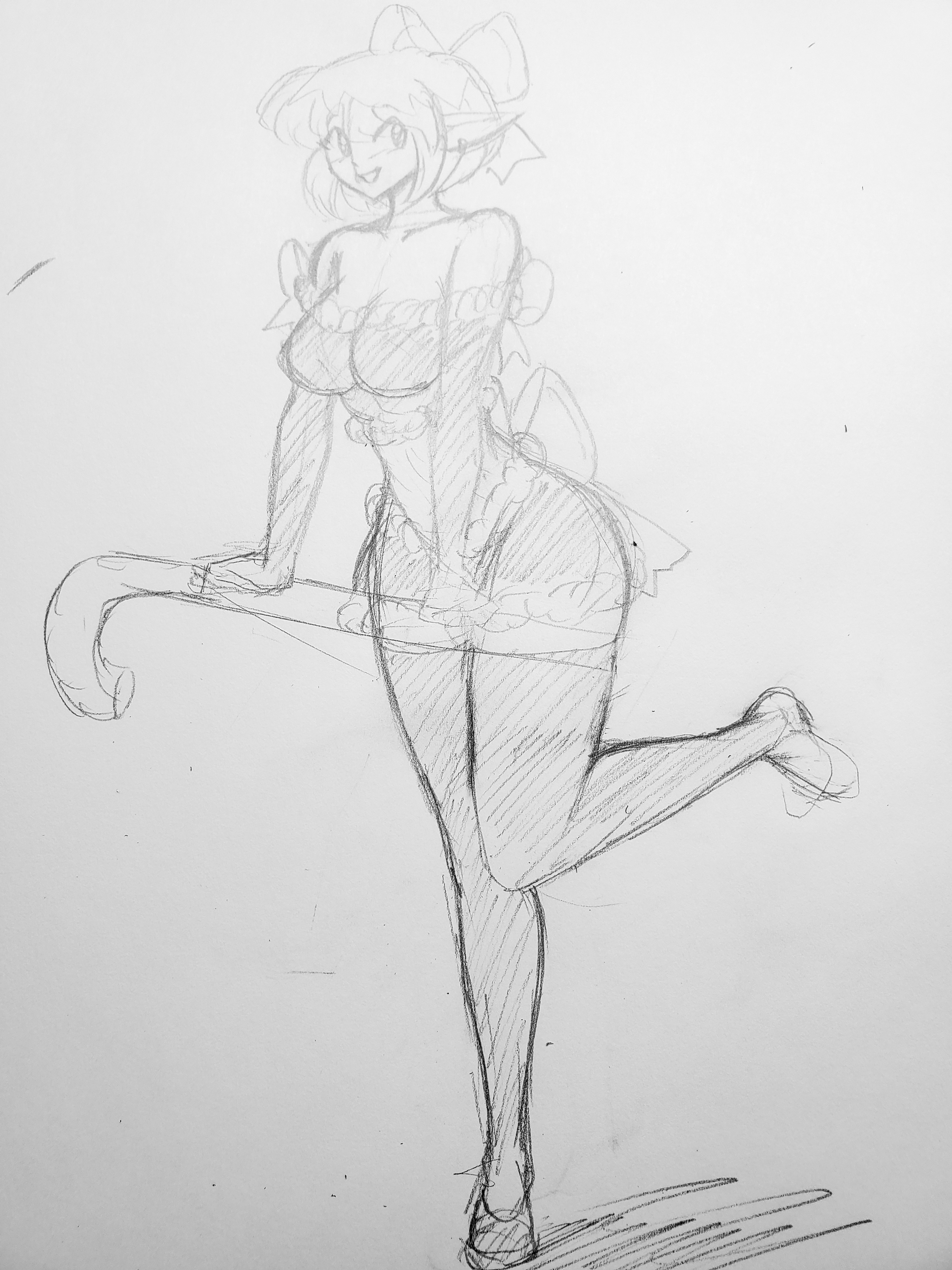 Original Christmas-themed sketch