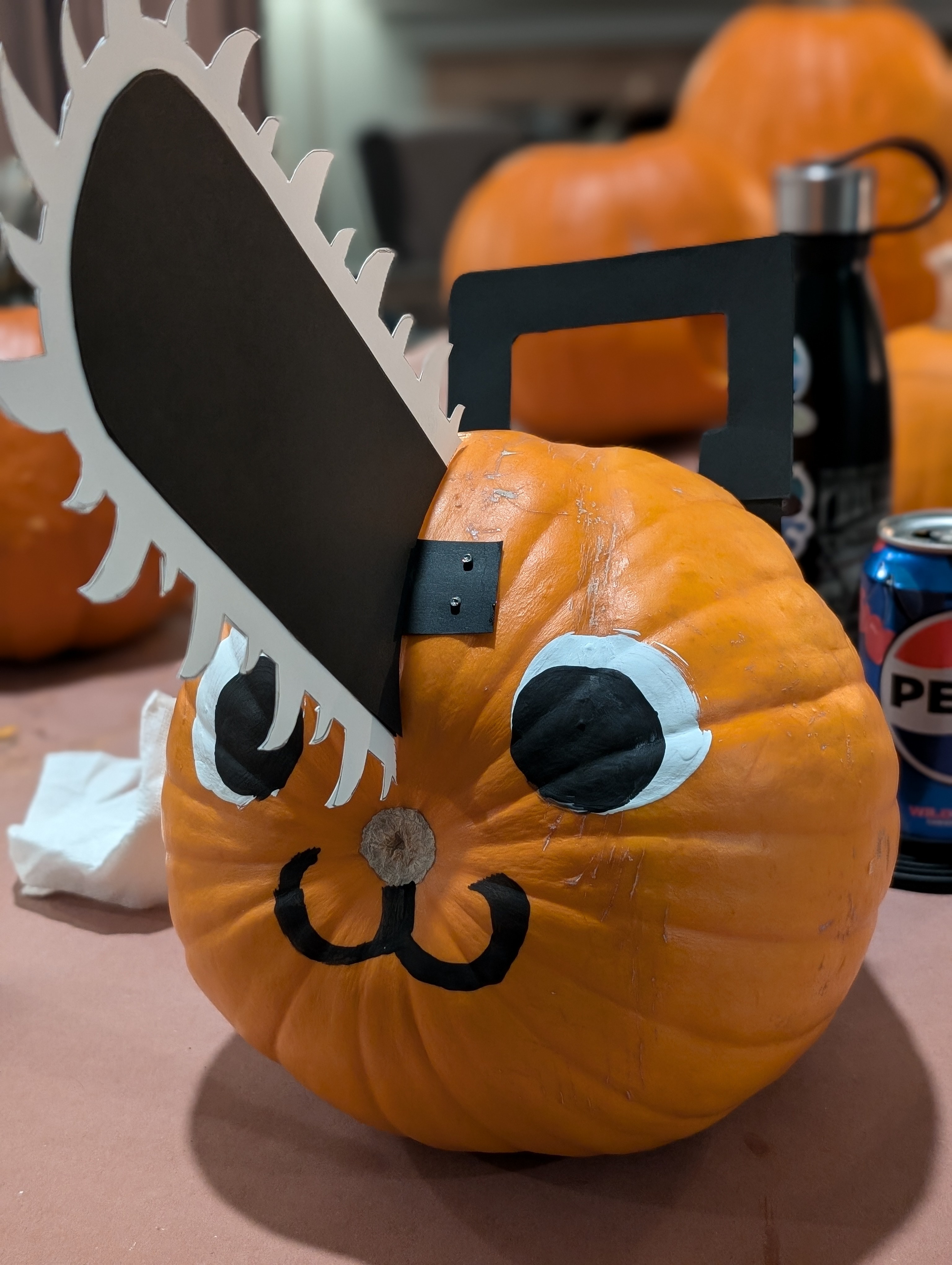 Check Out My Pochita Pumpkin!