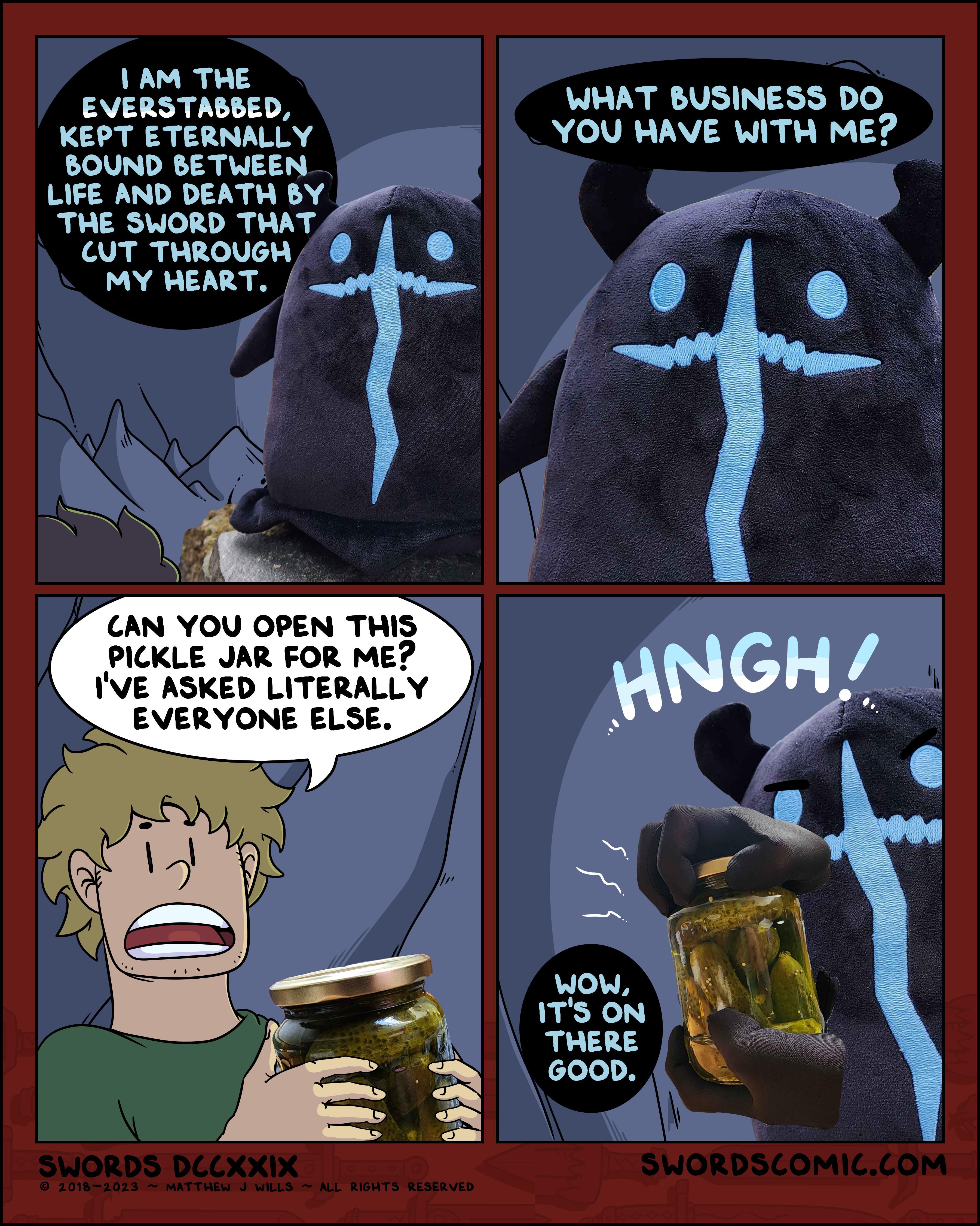 The Epic Showdown: Everstabbed Takes on the Pickle Jar