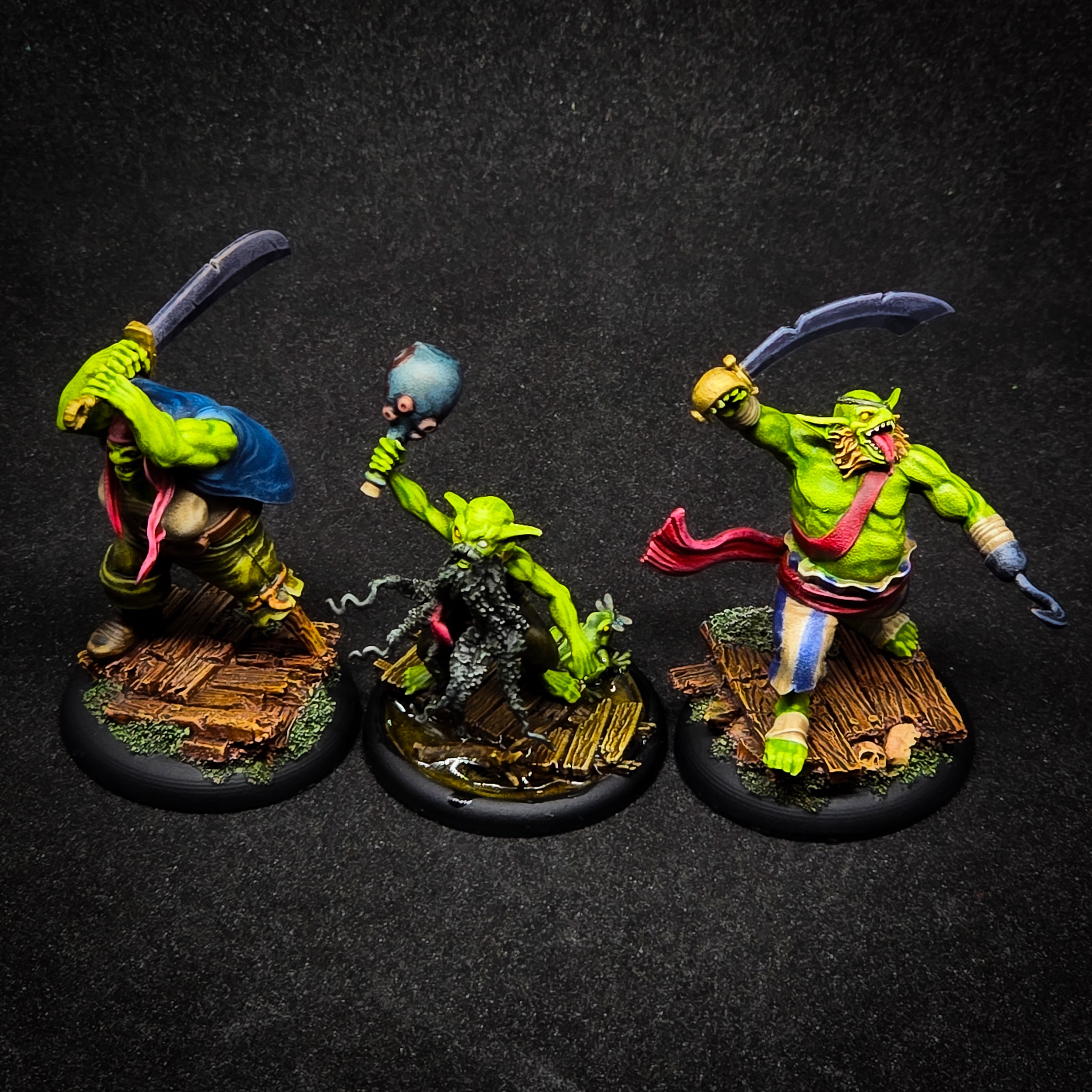 Malifaux Miniatures Showcase: Mossbeard and the Swashbucklers