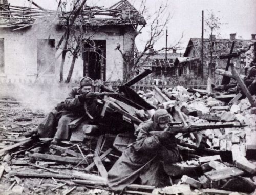 Soviet Snipers in Stalingrad, October 1942