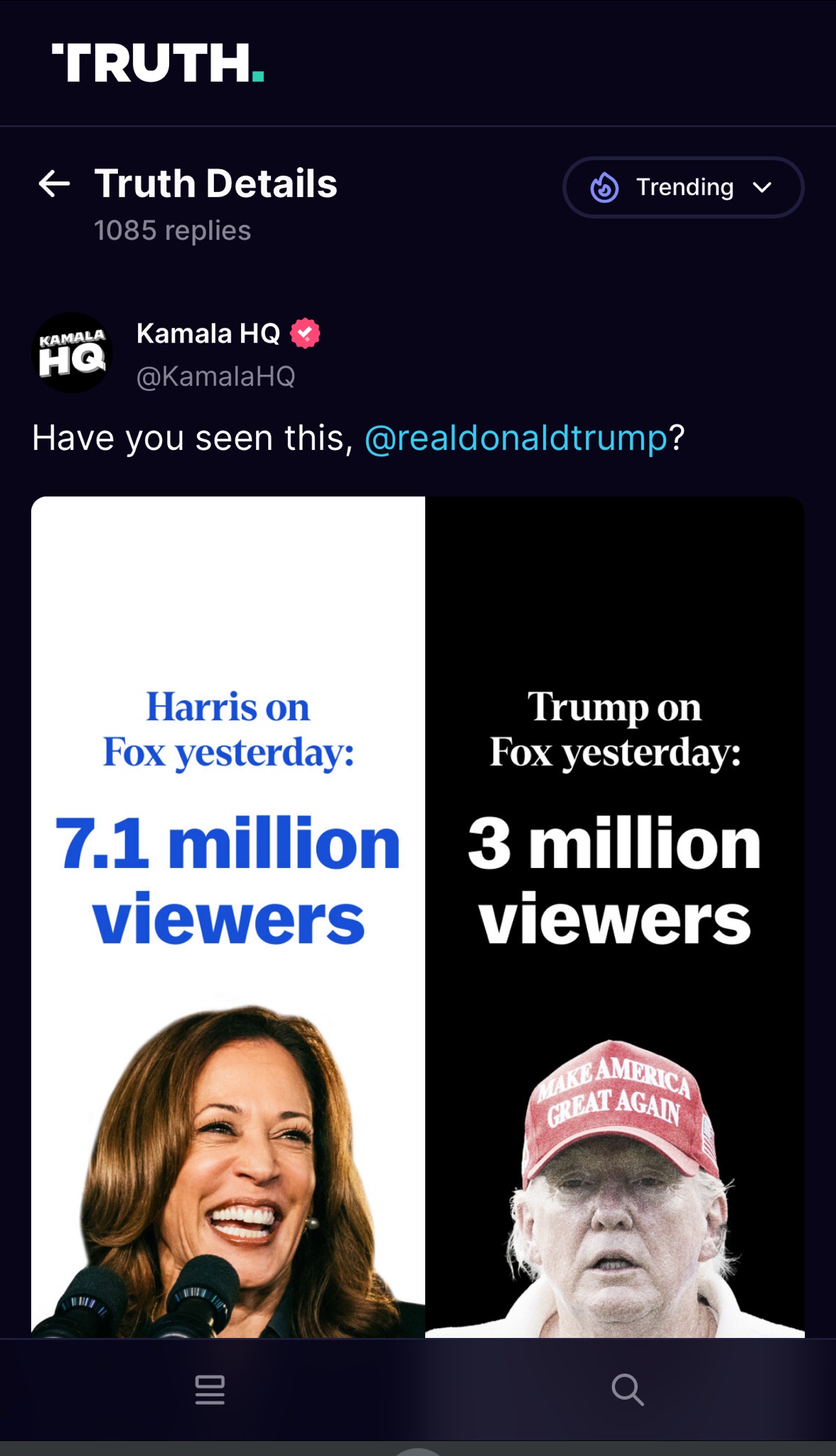Right on His Own Platform, No Less!
