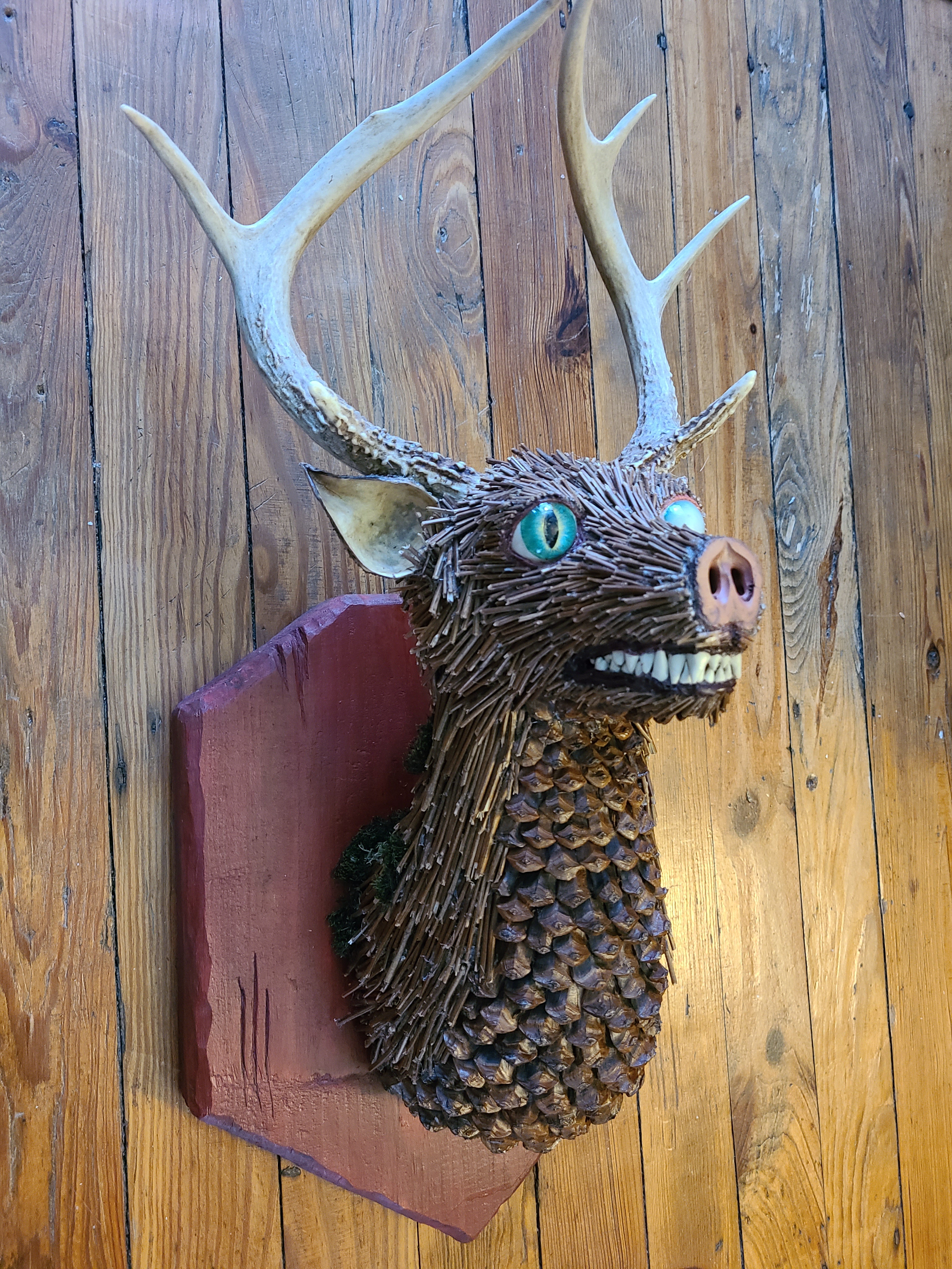 Check out this terrifying forest creature I created!