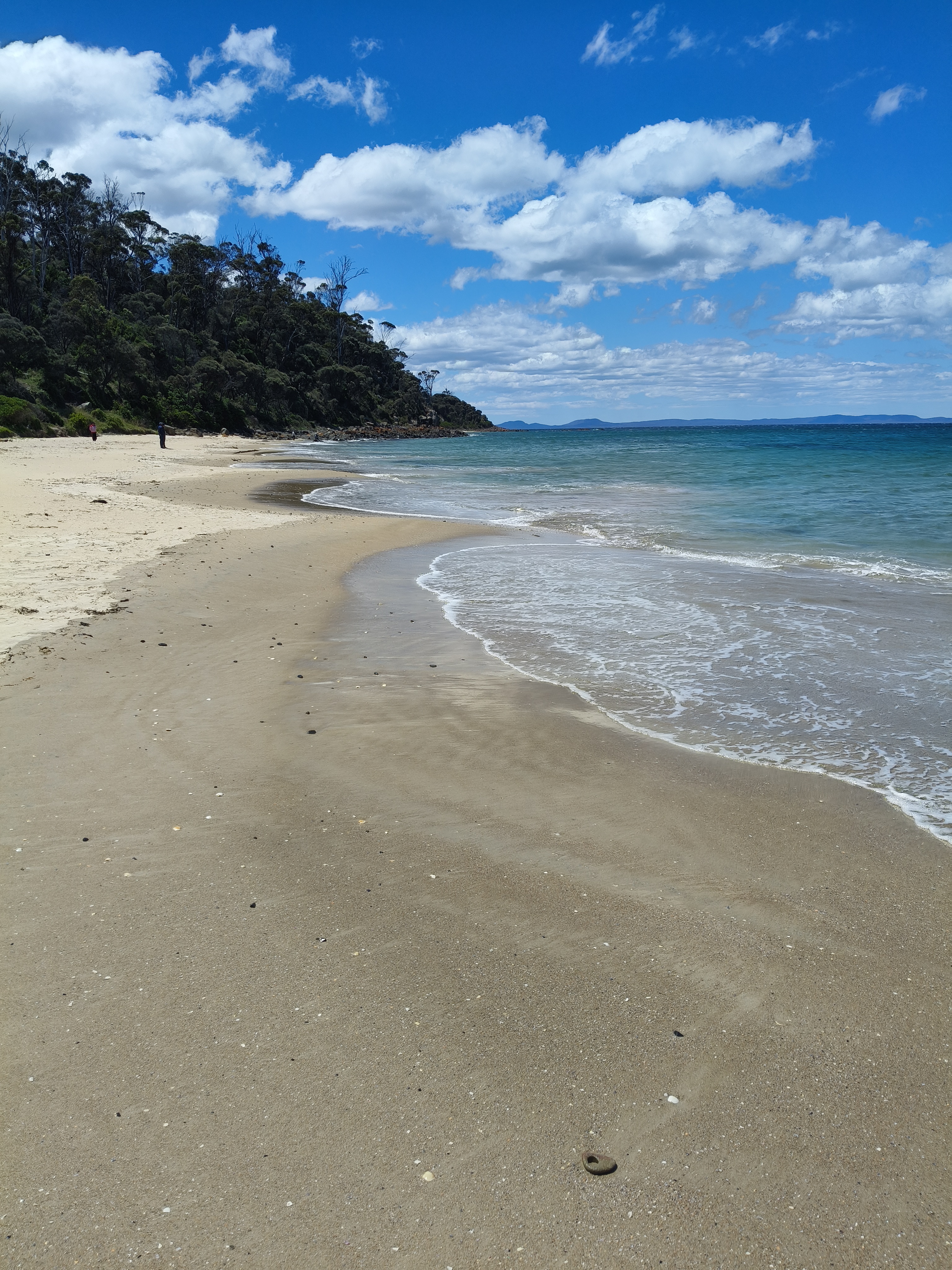 Relax at Mayfield Beach, Tasmania