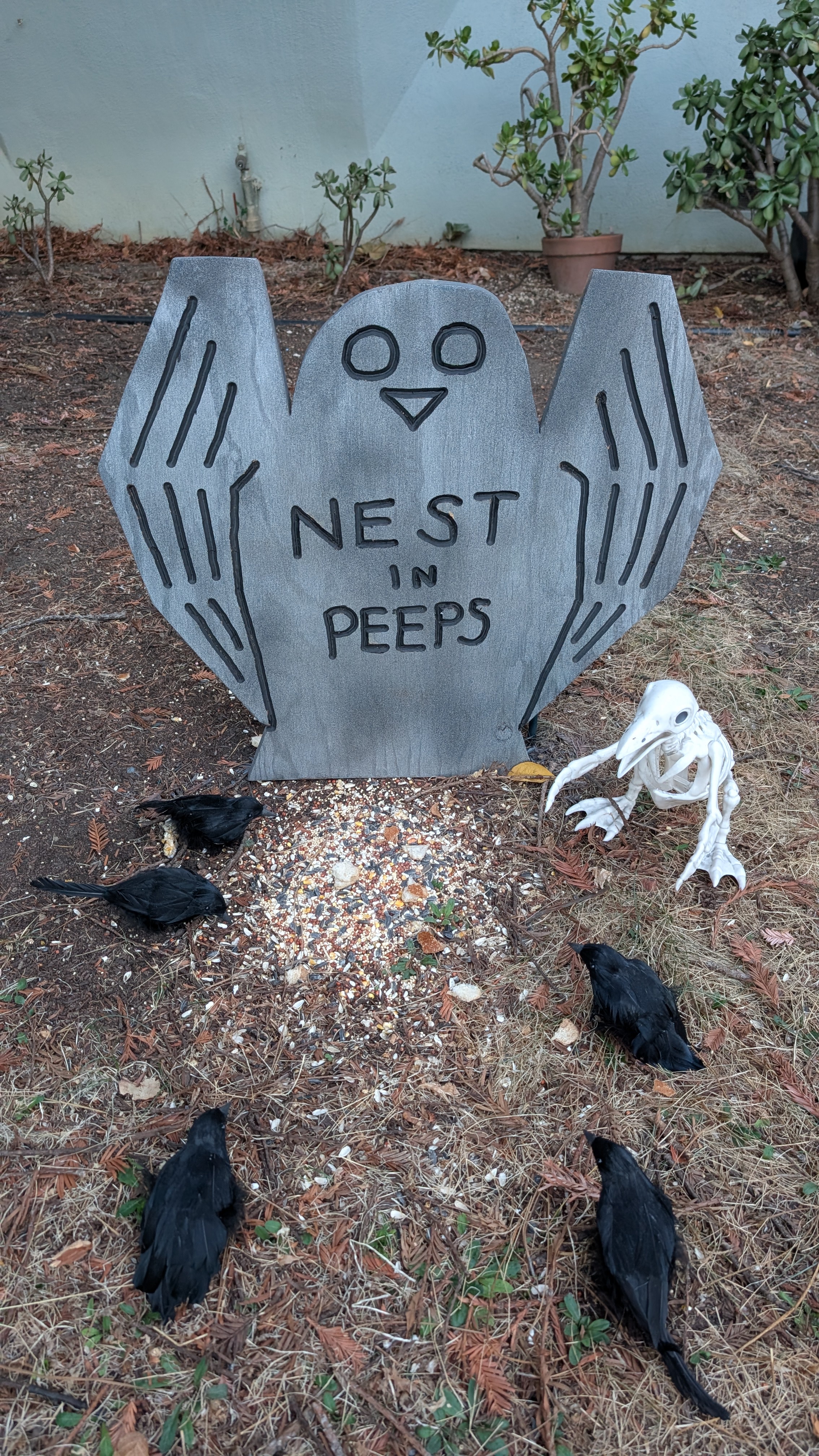 We transformed our front yard into a Pet Sematary!