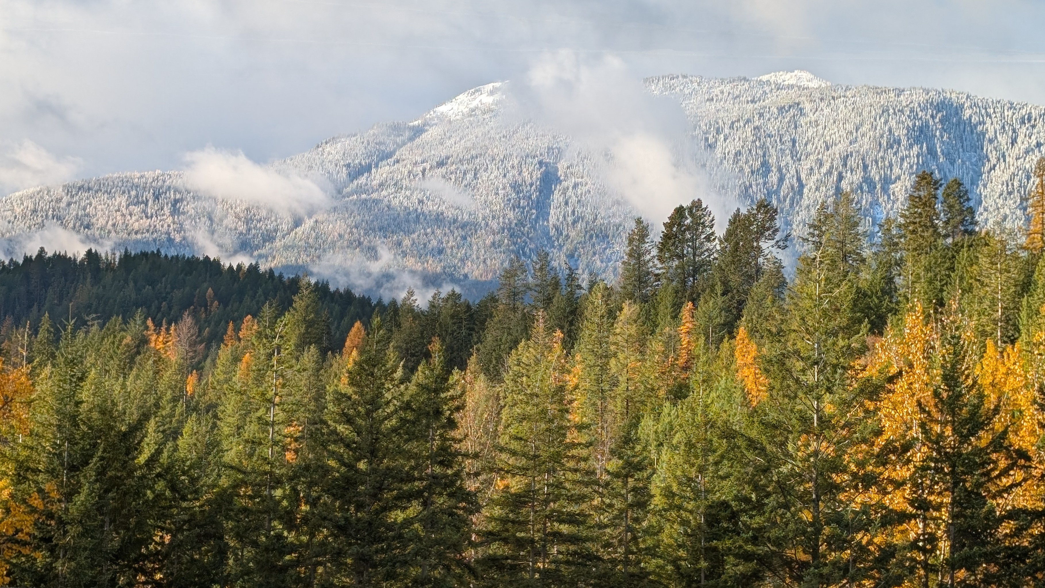 Winter's Embrace Descends from the Mountains