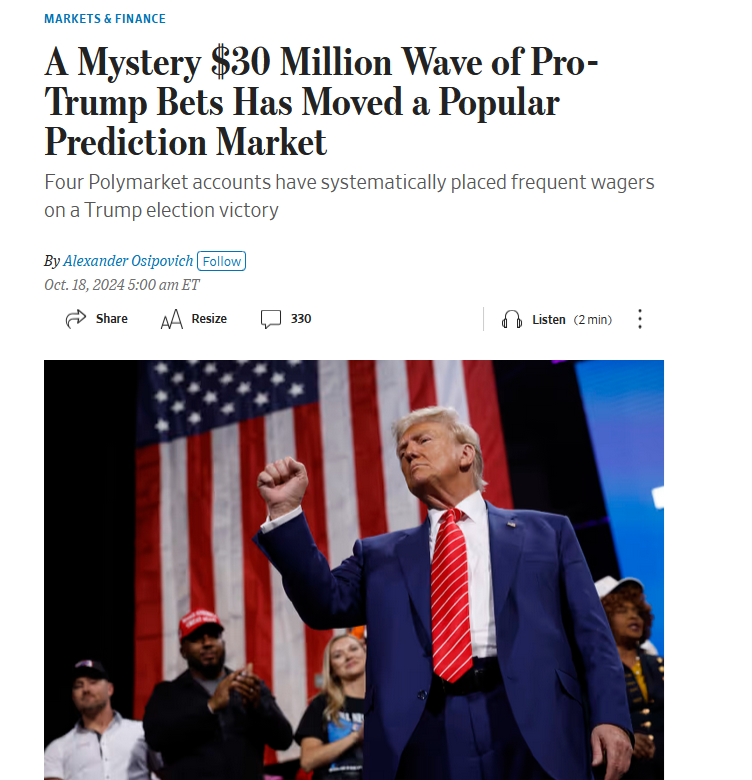 What to Know If Betting Odds Shift in Favor of Trump