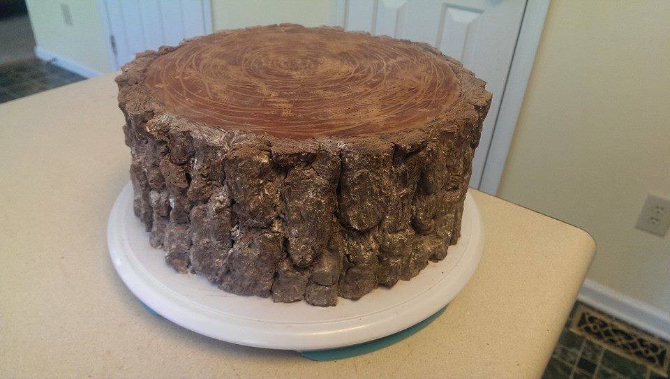 A Cake Made with Love for Her Lumberjack Dad