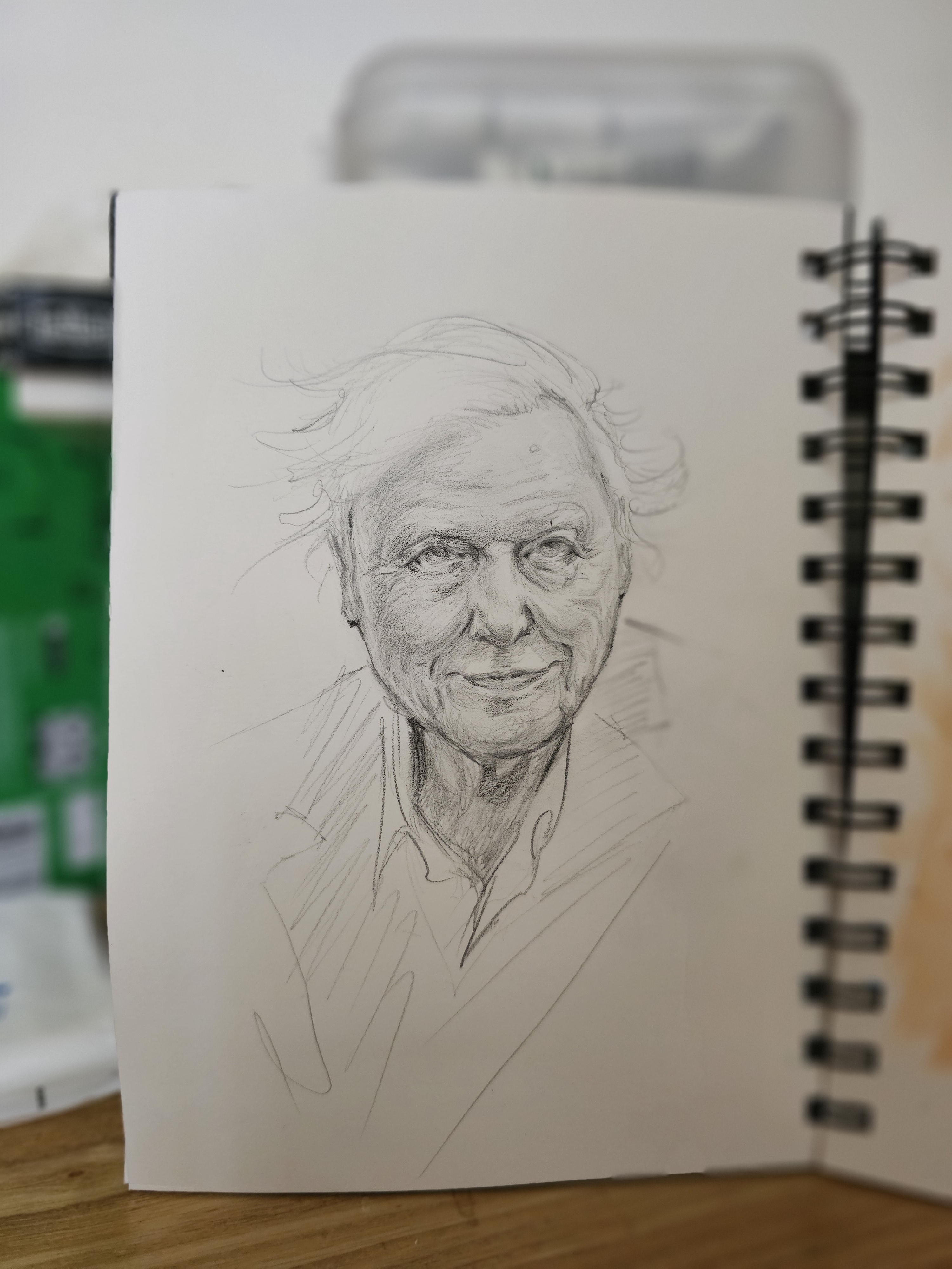 My Artistic Tribute to David Attenborough