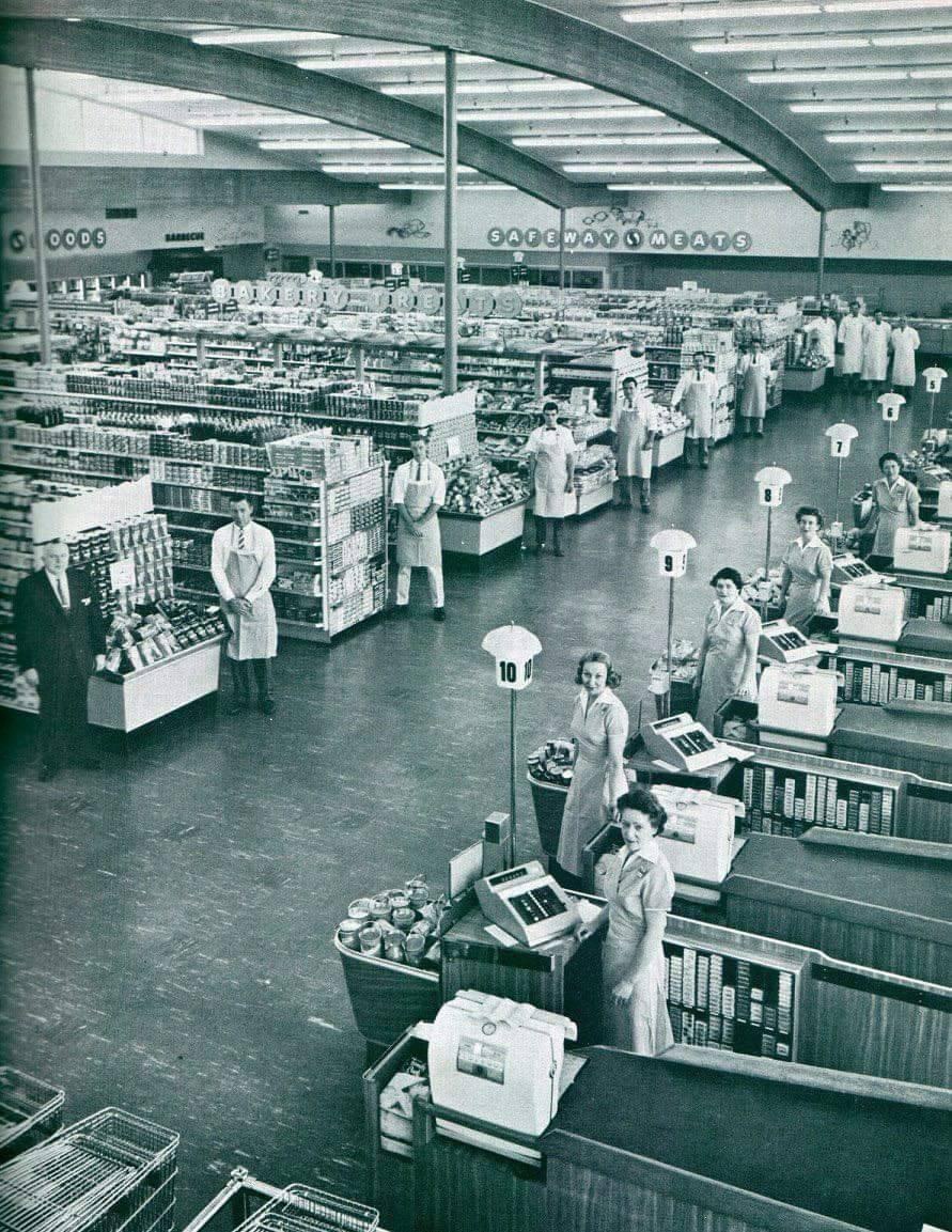 A Glimpse Inside Safeway Supermarket, 1965