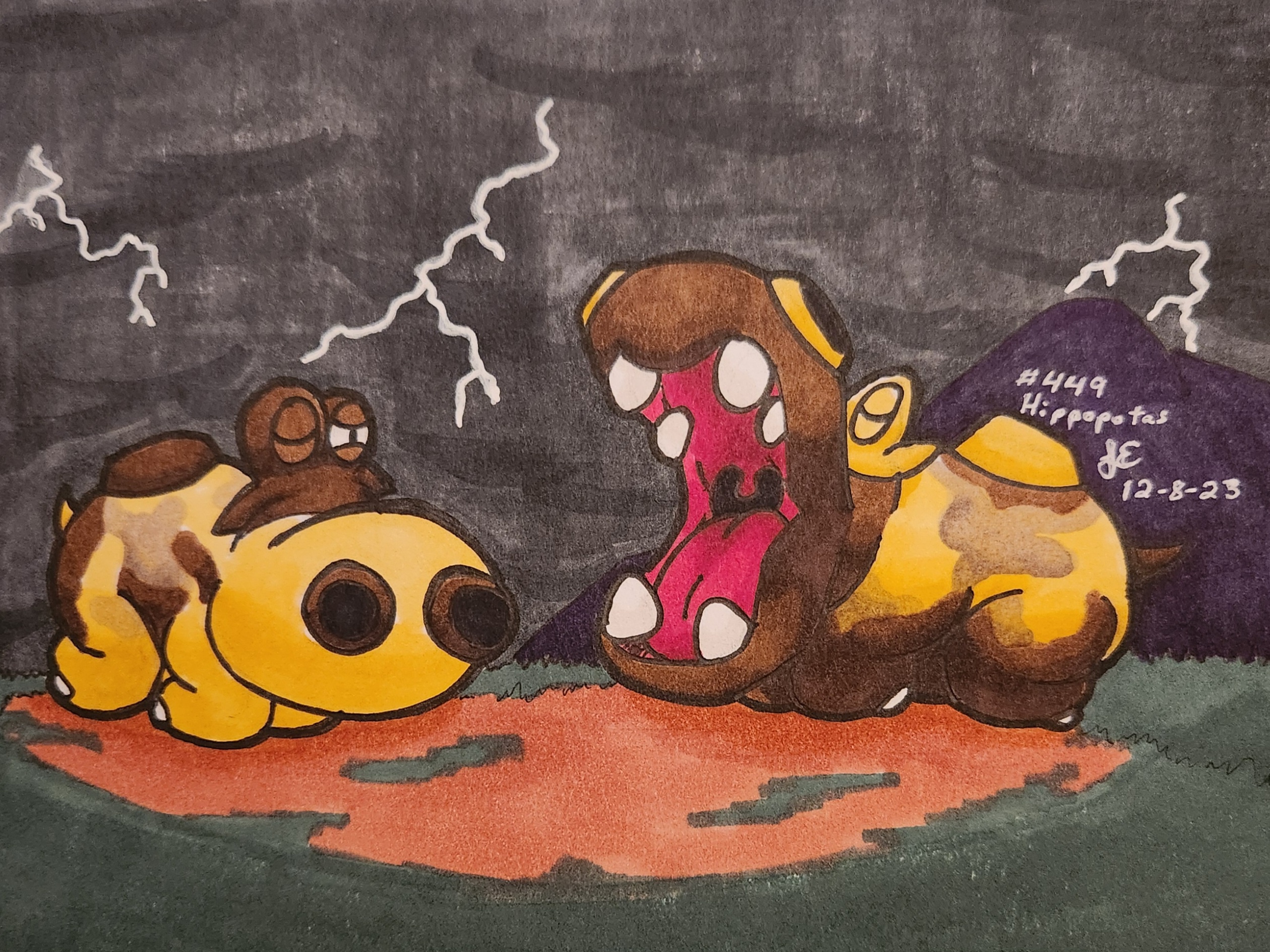 Skipping Through Sinnoh: Day 89 Featuring Hippopotas