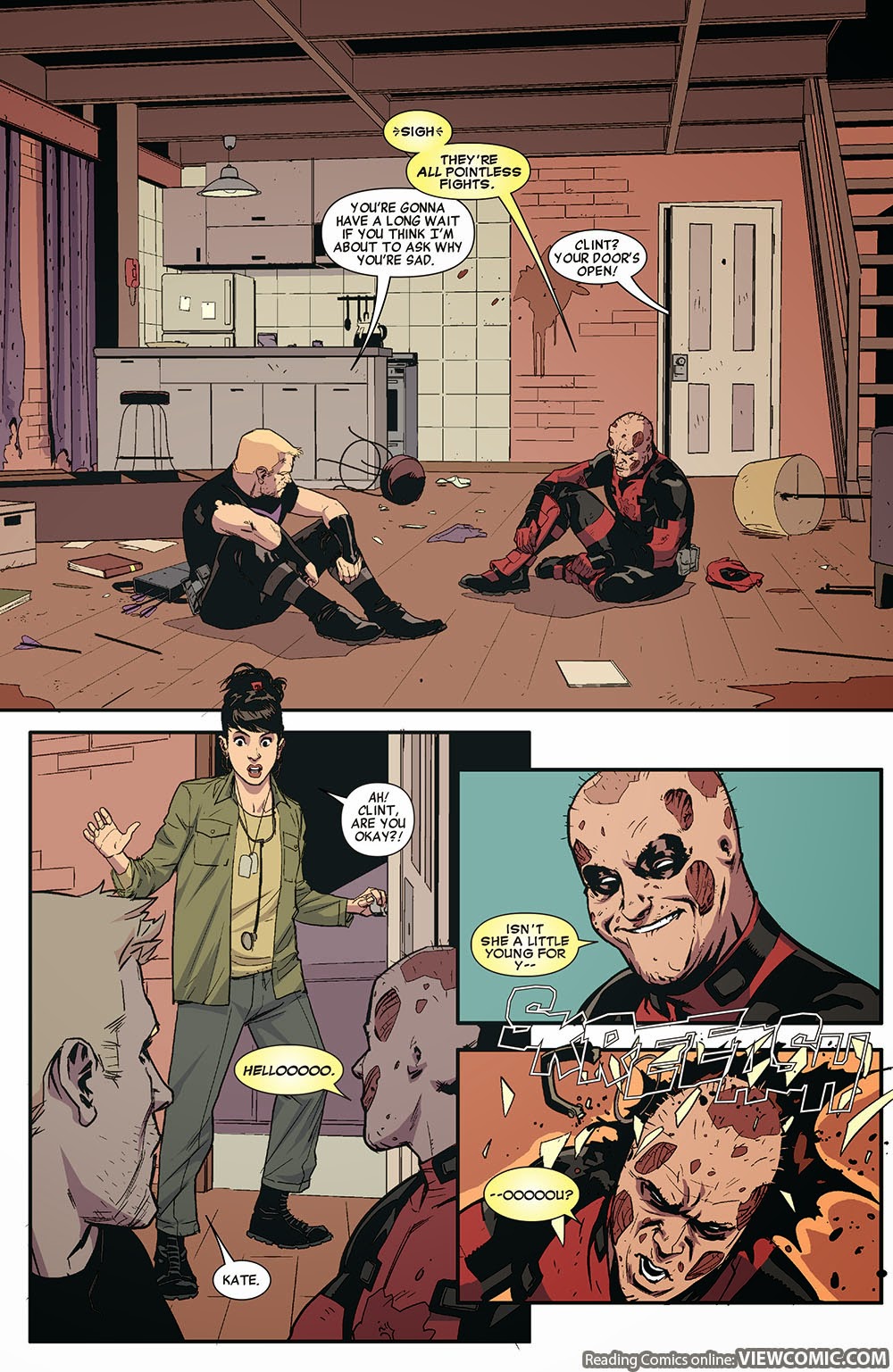 Hawkeyes vs Deadpool: A Scene Featuring Kate That Stole My Heart