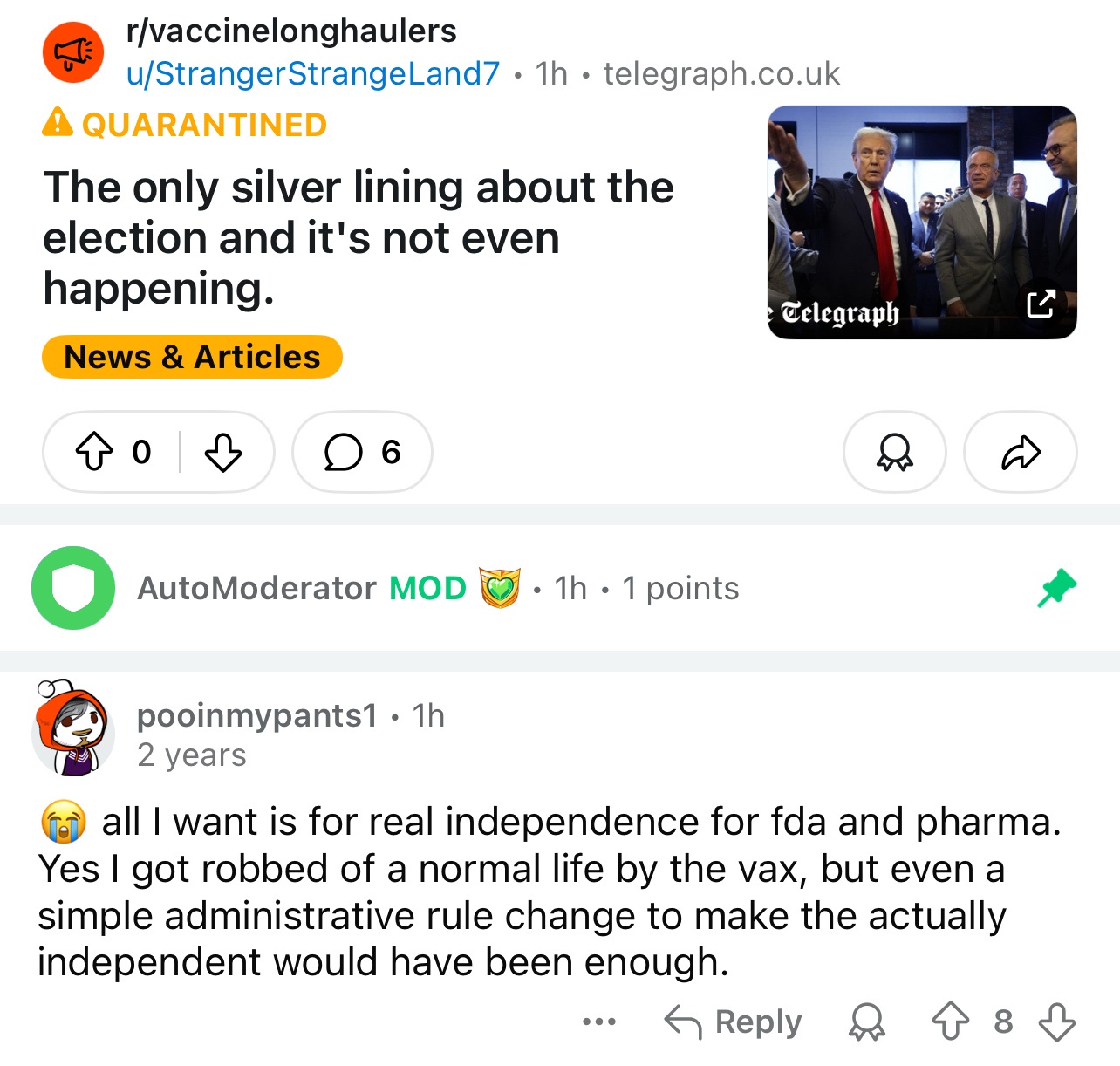 Vaccine Deniers Face the Inevitable Disappointment