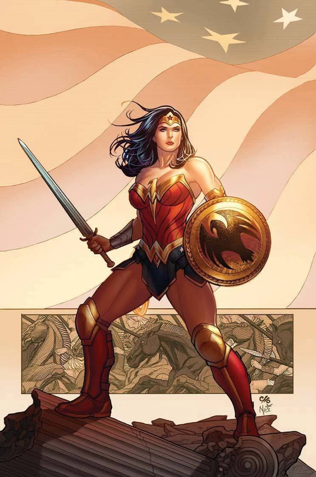 Stunning Wonder Woman Artwork by Frank Cho