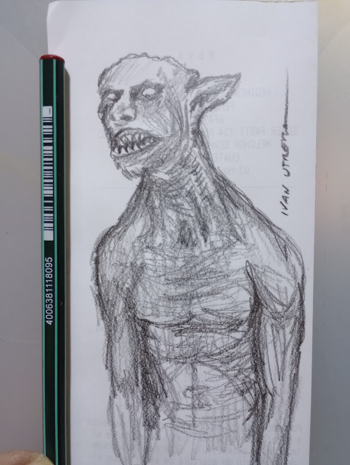 Artistic Sketching in Progress