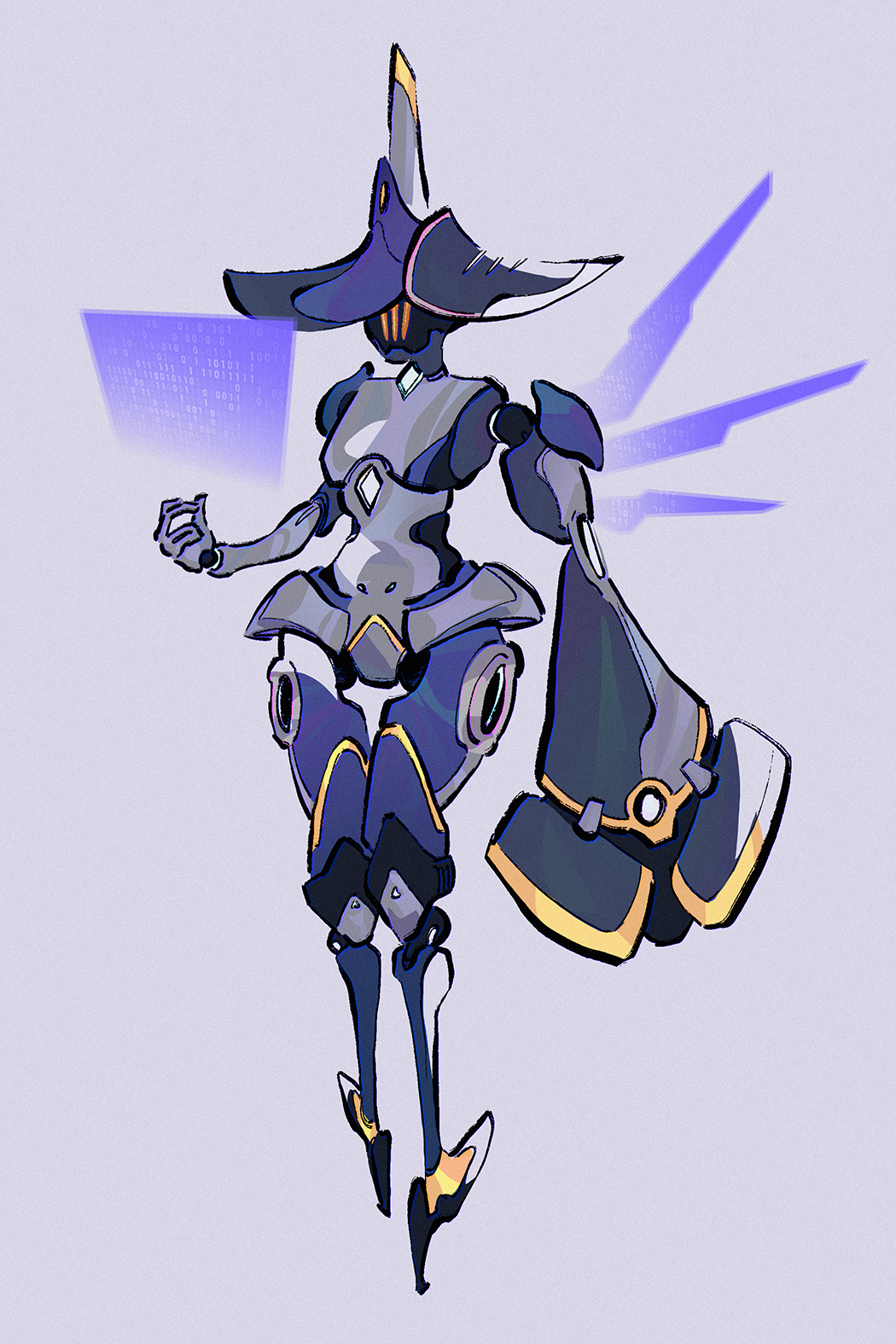 Inktober Day 19: The Enchanting Technology Witch