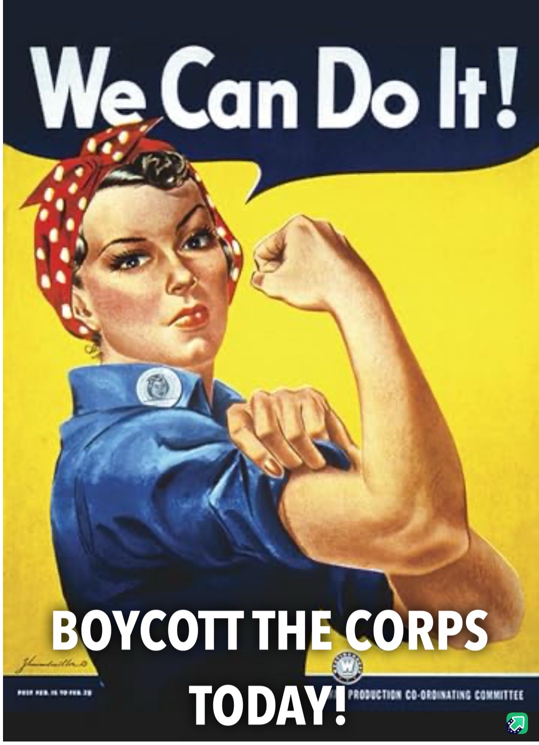 I have faith in you! You can resist feeding those lazy, greedy corporations for just one day.