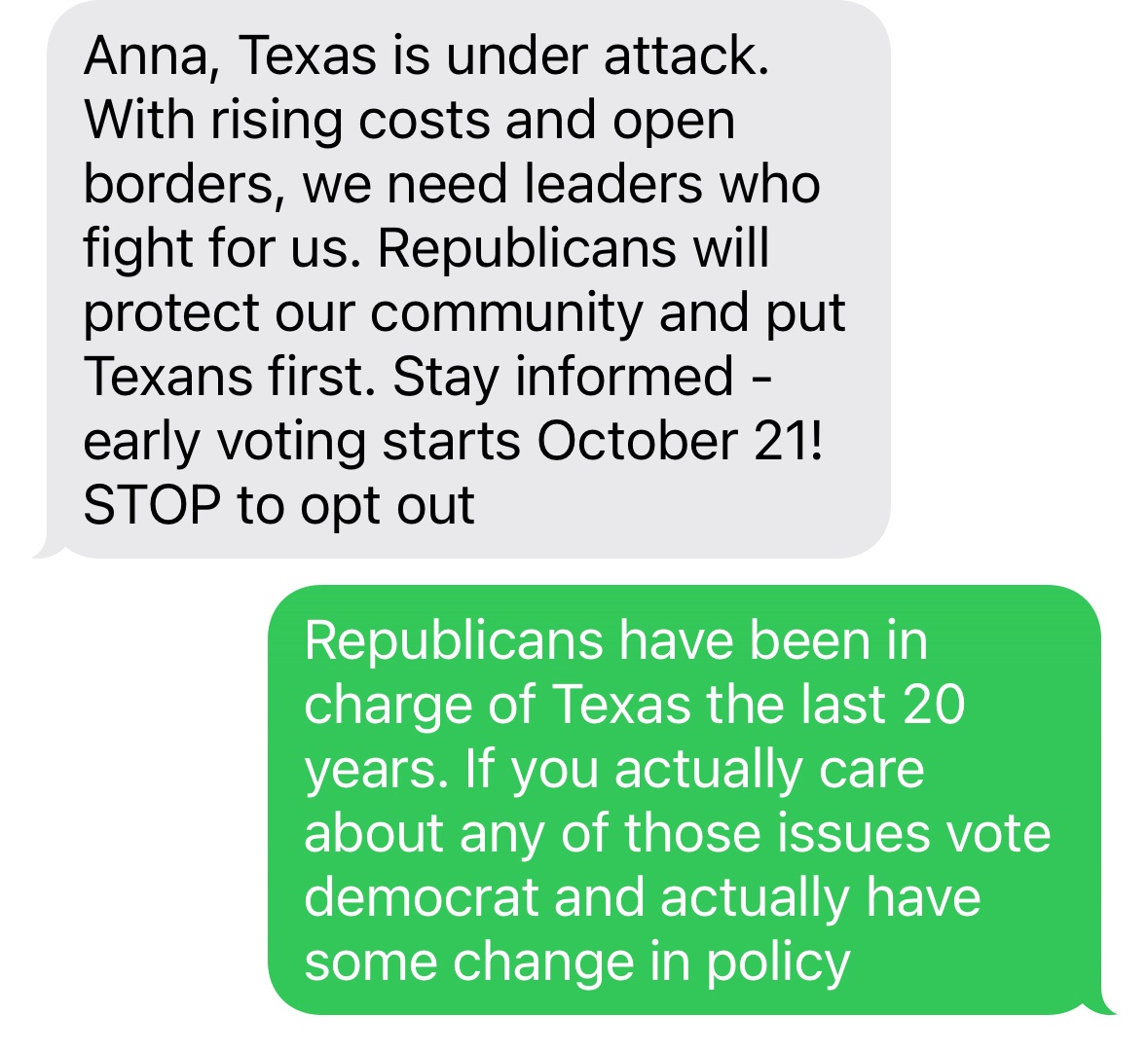 Texas Voter: Republicans Are Feeling the Heat!