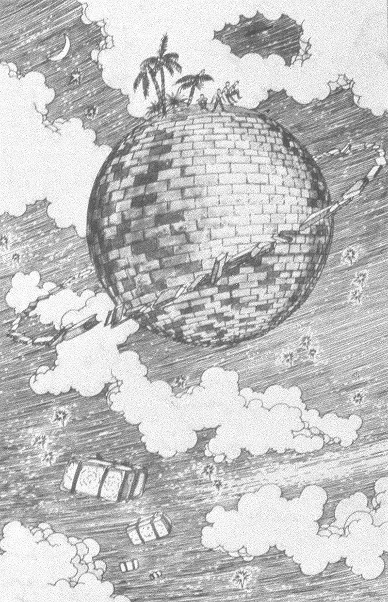 The Mysterious Brick Moon
