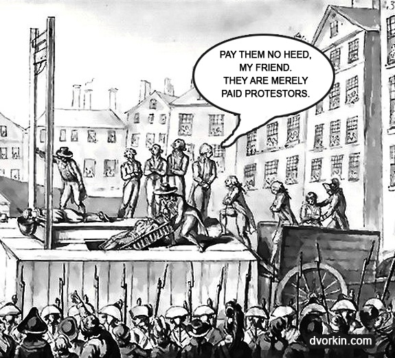 Mike Johnson Claims Angry Citizens Are Just Paid Protesters
