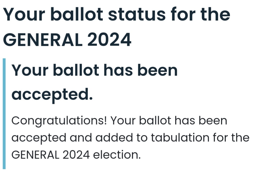 Early Voting: Mission Accomplished!