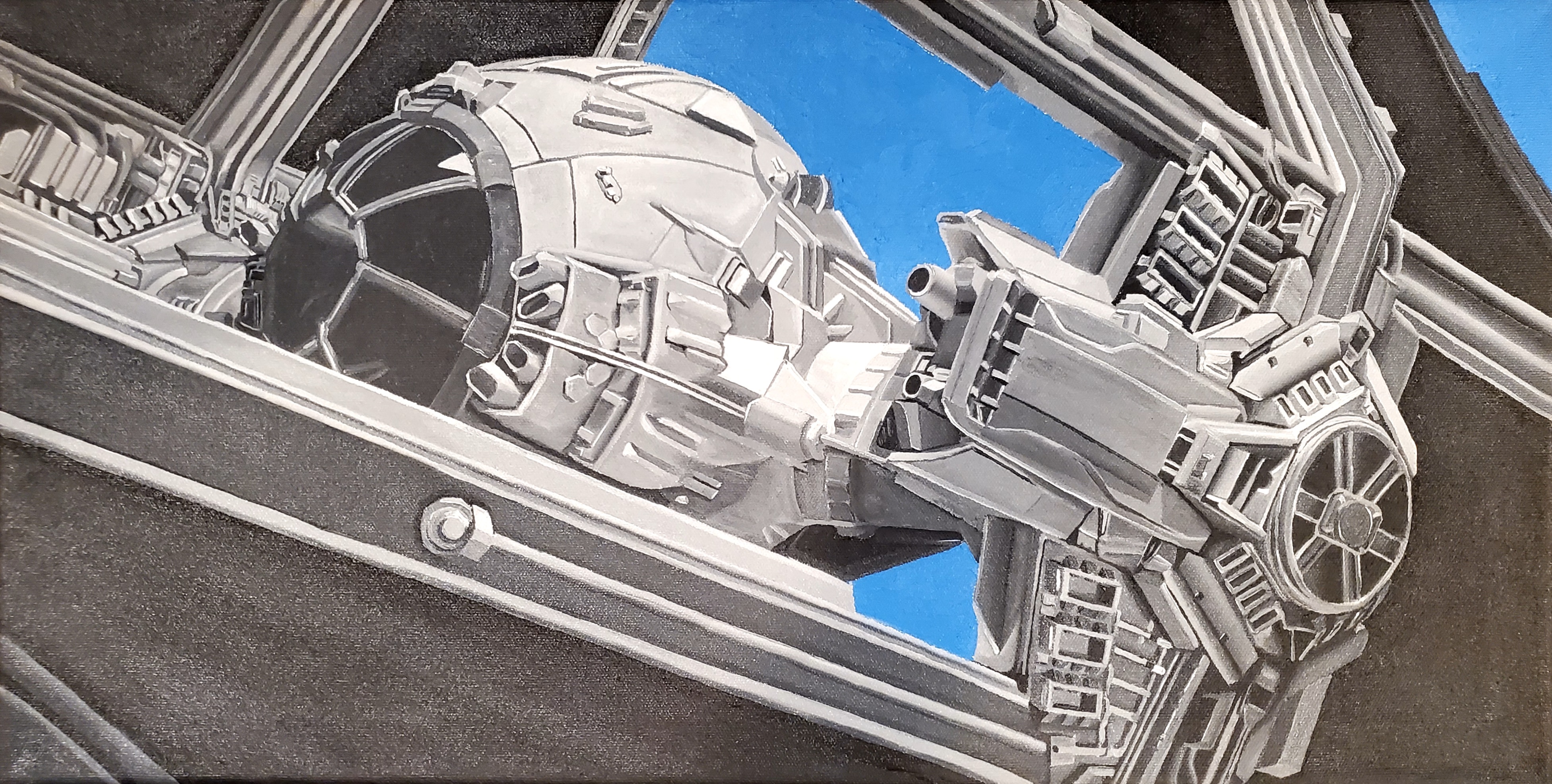 My Artistic Journey Through Star Wars: A Collection of Acrylic and Oil Works