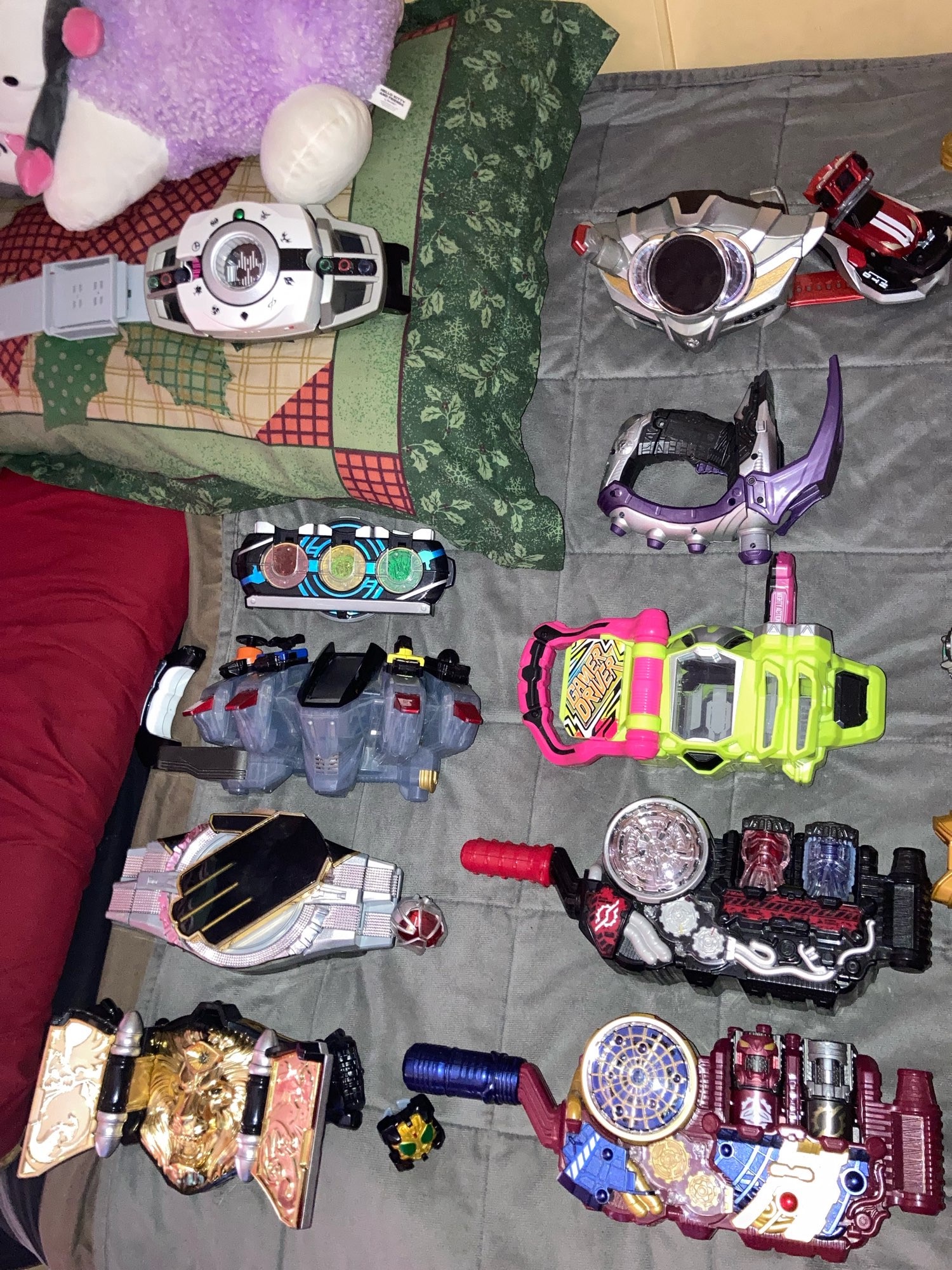 My Kamen Rider collection, though I'm missing a few pieces