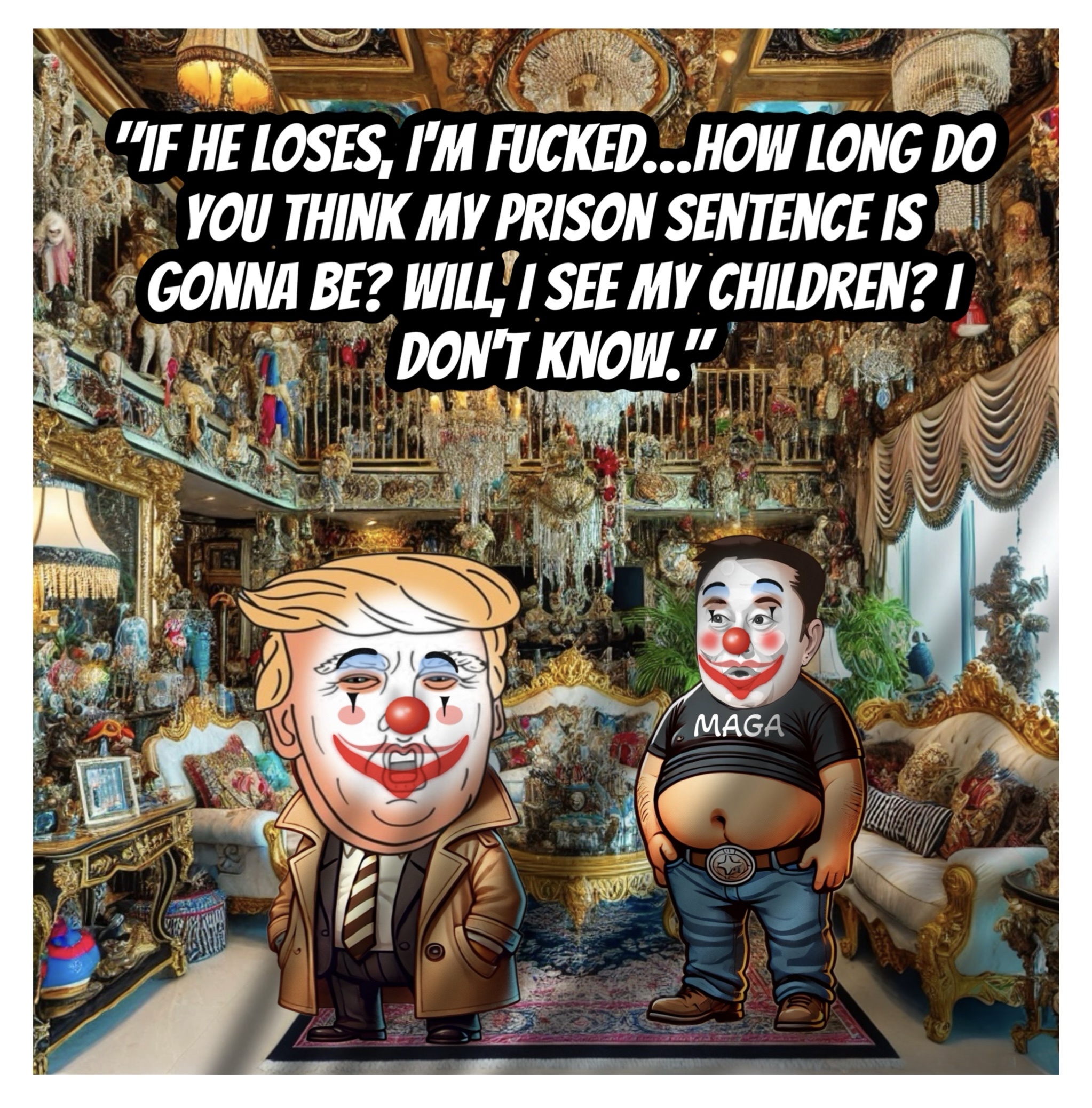 The stakes have never been higher for Agent Orange and his crew of clowns