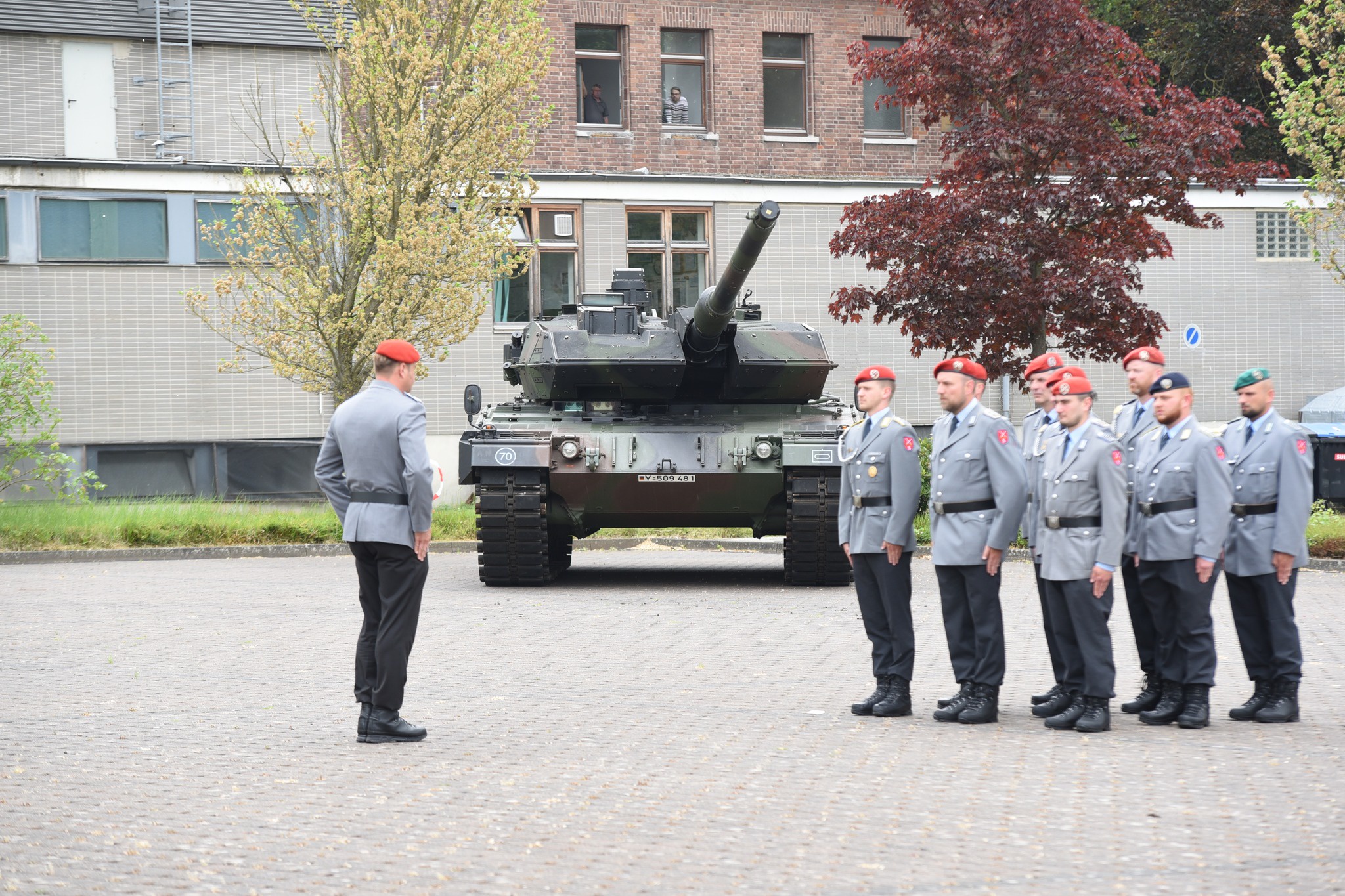 The Fearsome Leopard 2A6 Y-509 481 in Action
