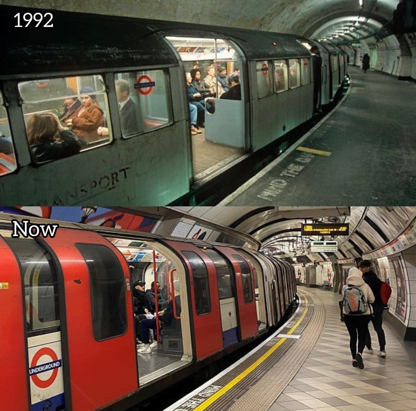 Then and Now: A Look at the London Underground from 1992 to Today