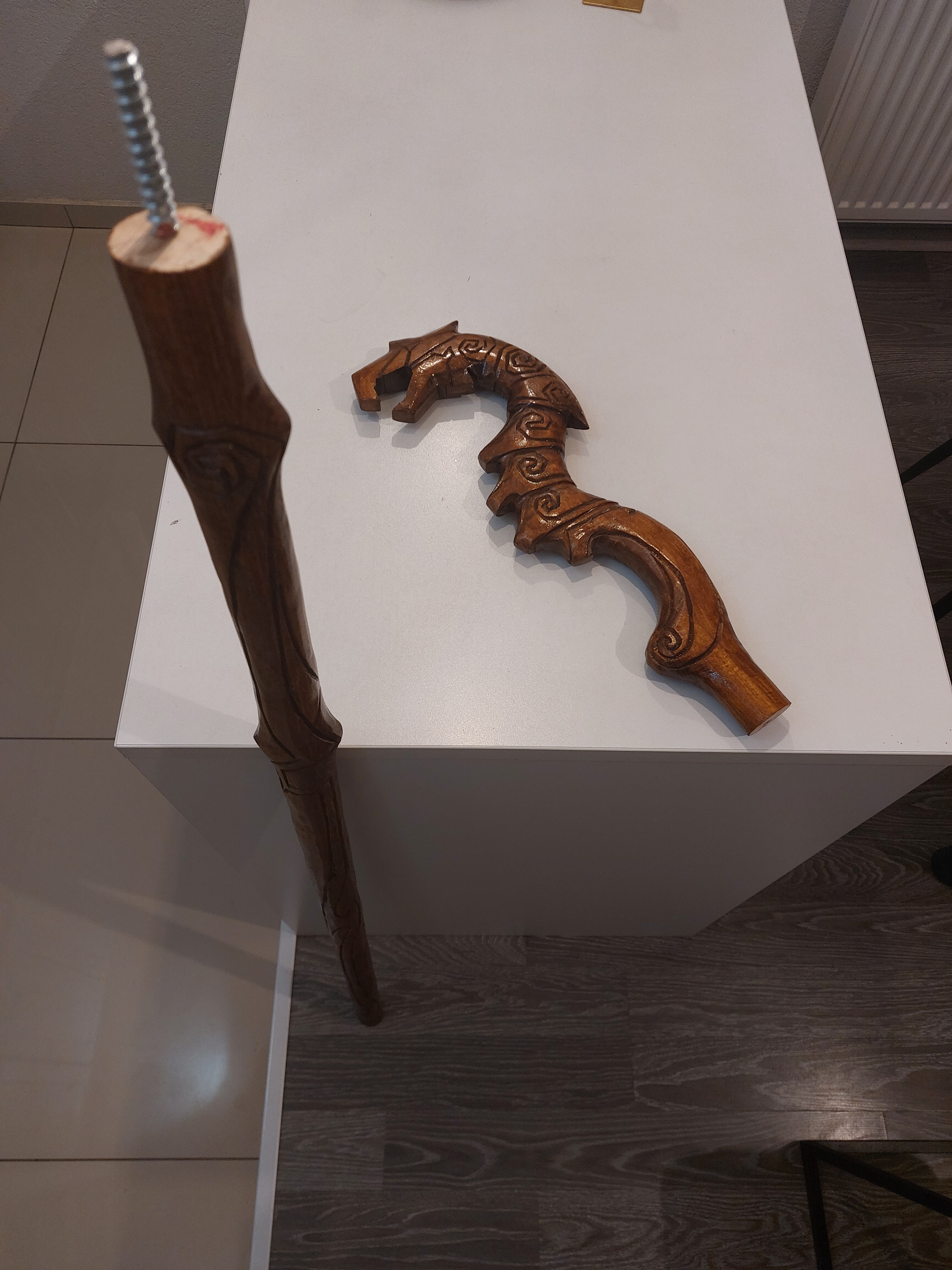 Behold the 6ft Tall Dragon Priest Staff: A Collector's Dream!