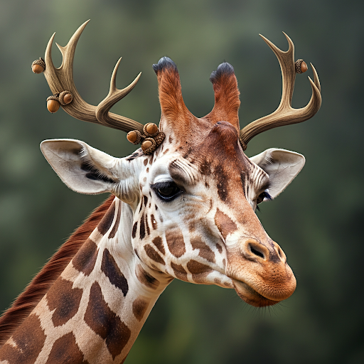 Meet the Christmas Giraffe from Team Acorn!