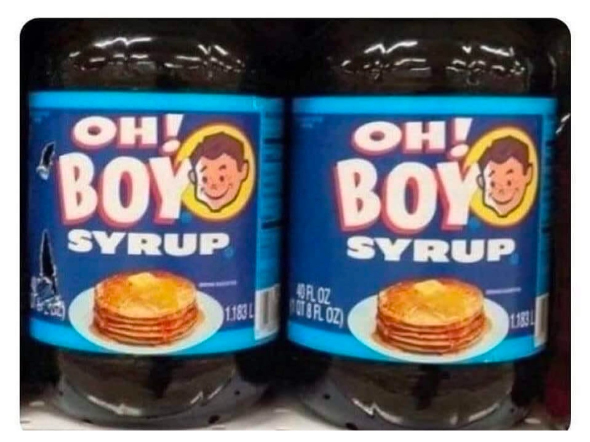 Oh boy, syrup is the real deal!