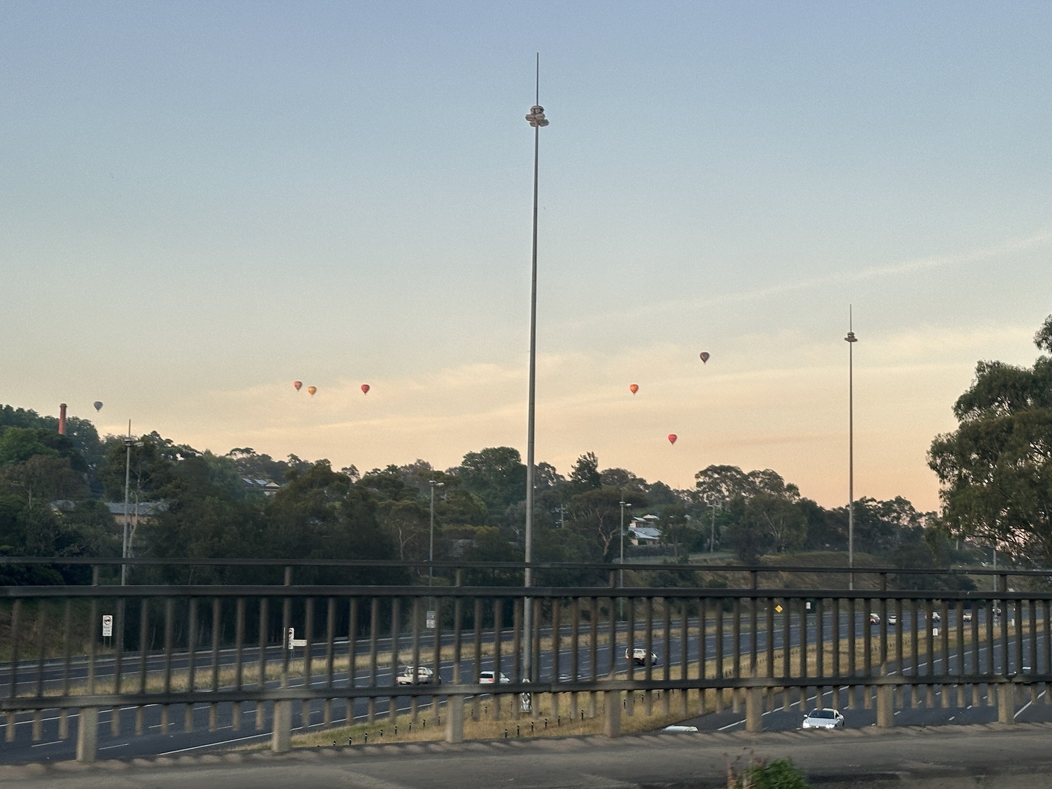 Watch as the hot air takes flight!