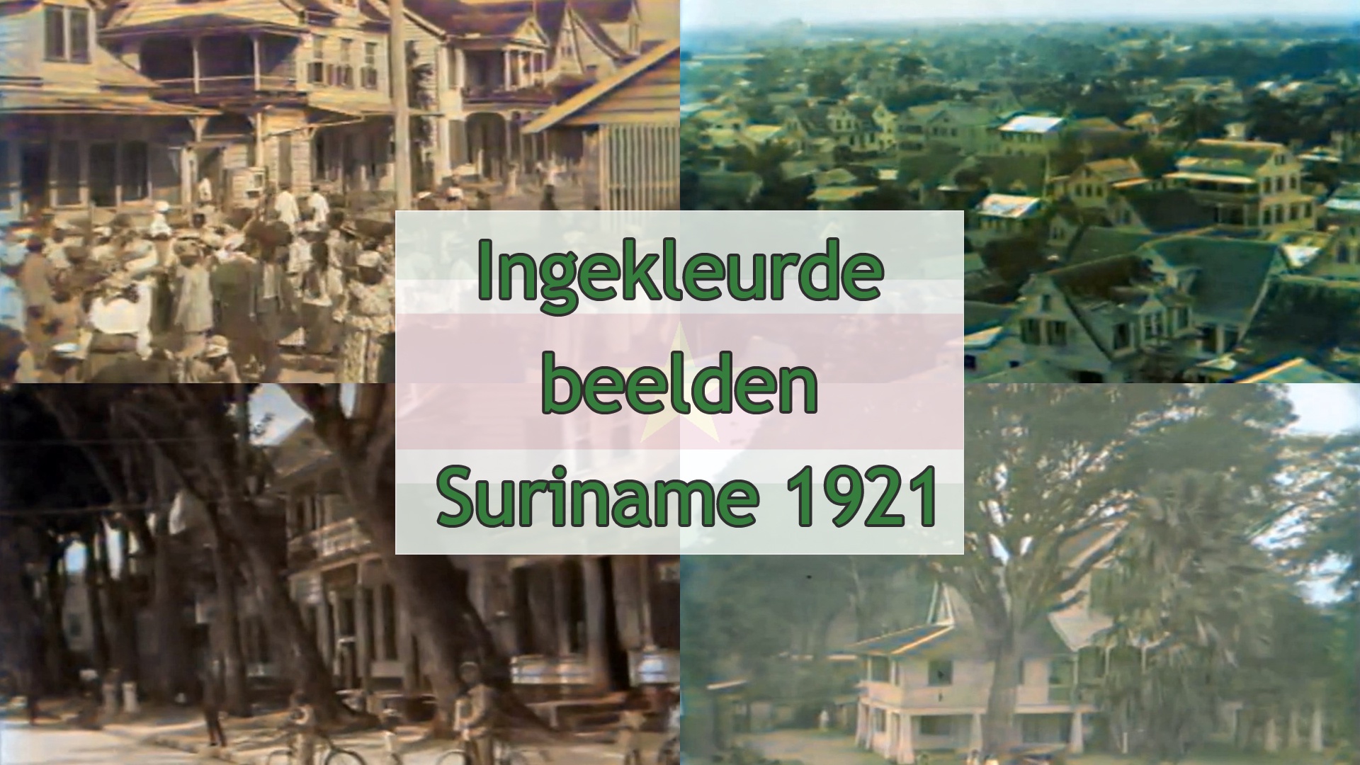 Suriname 1921: AI-Enhanced Colorized Images!