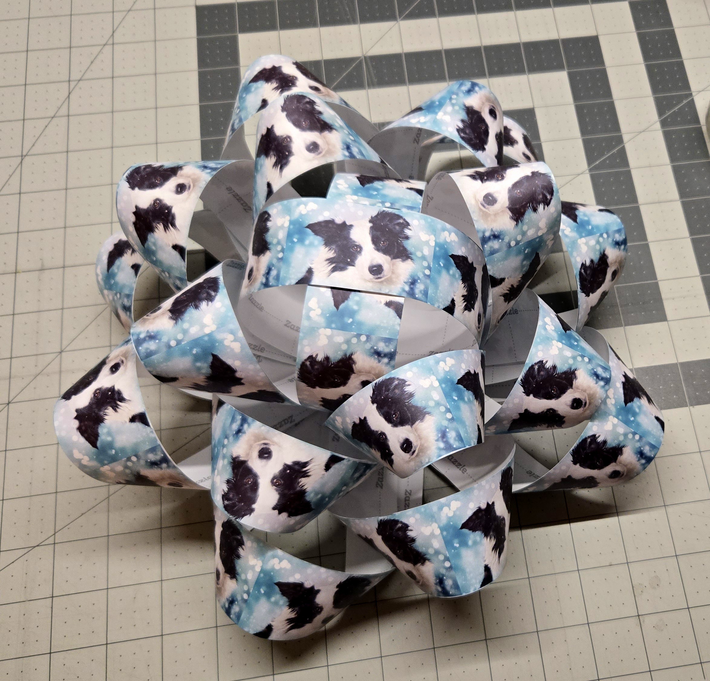 Check out my massive bow, measuring a stunning 13 inches wide!