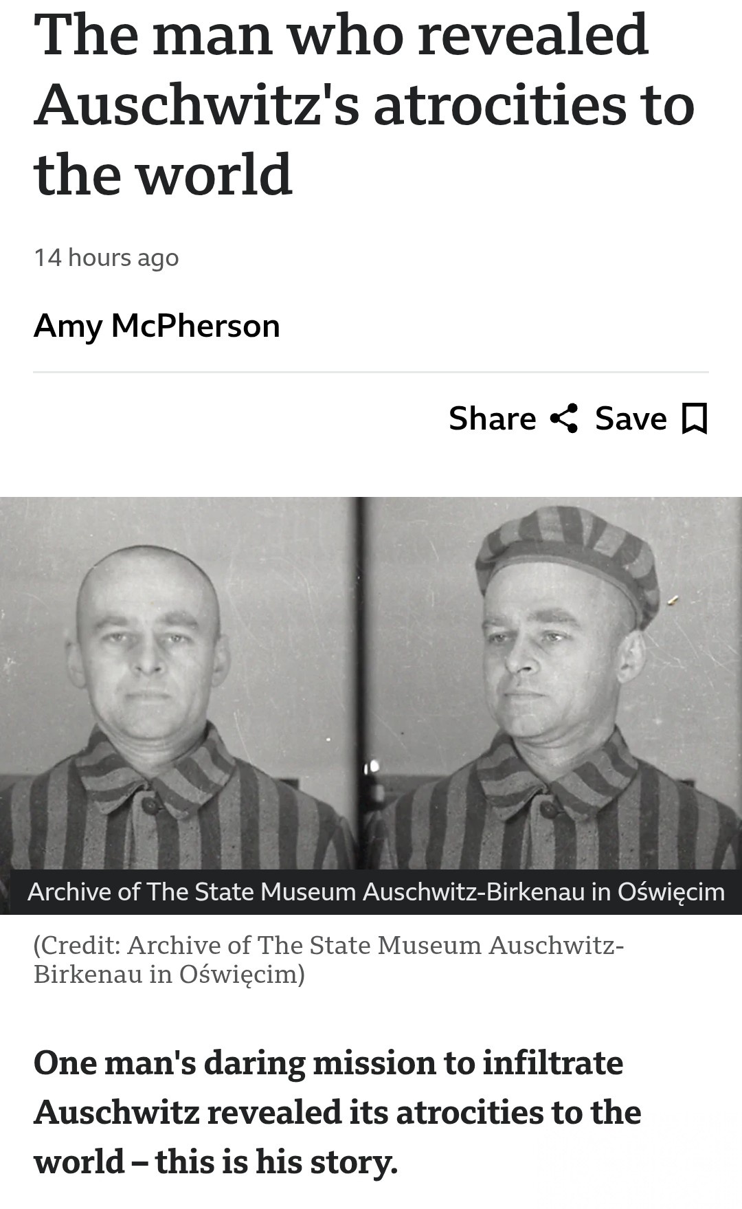 The Remarkable Story of Witold Pilecki