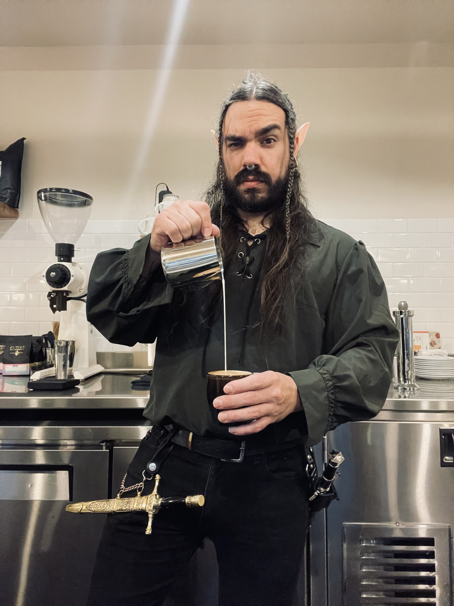 The Half-Elf Bartender: A Unique Character.