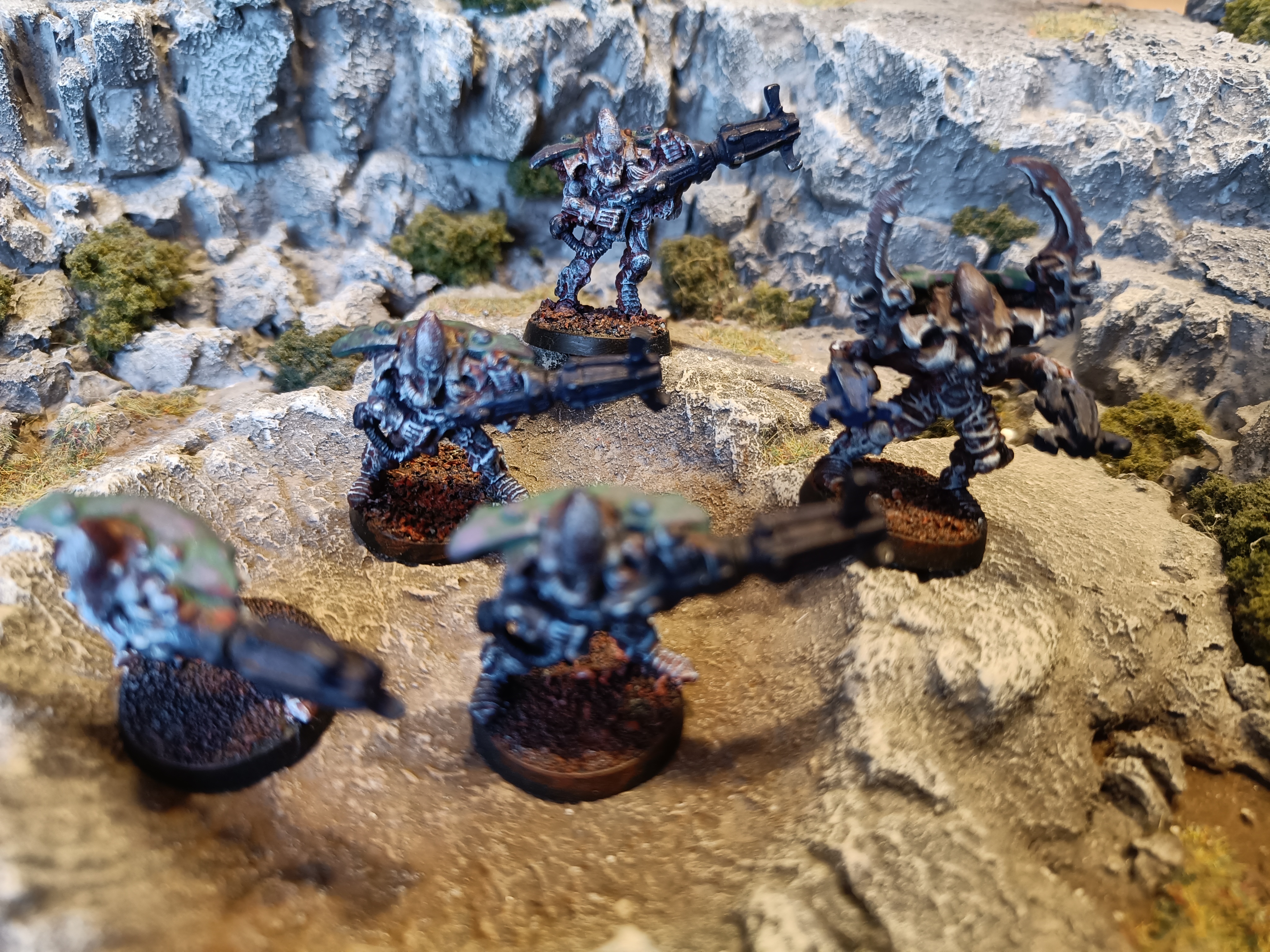 Aeldari Warp Spiders: Five Fearless Warriors