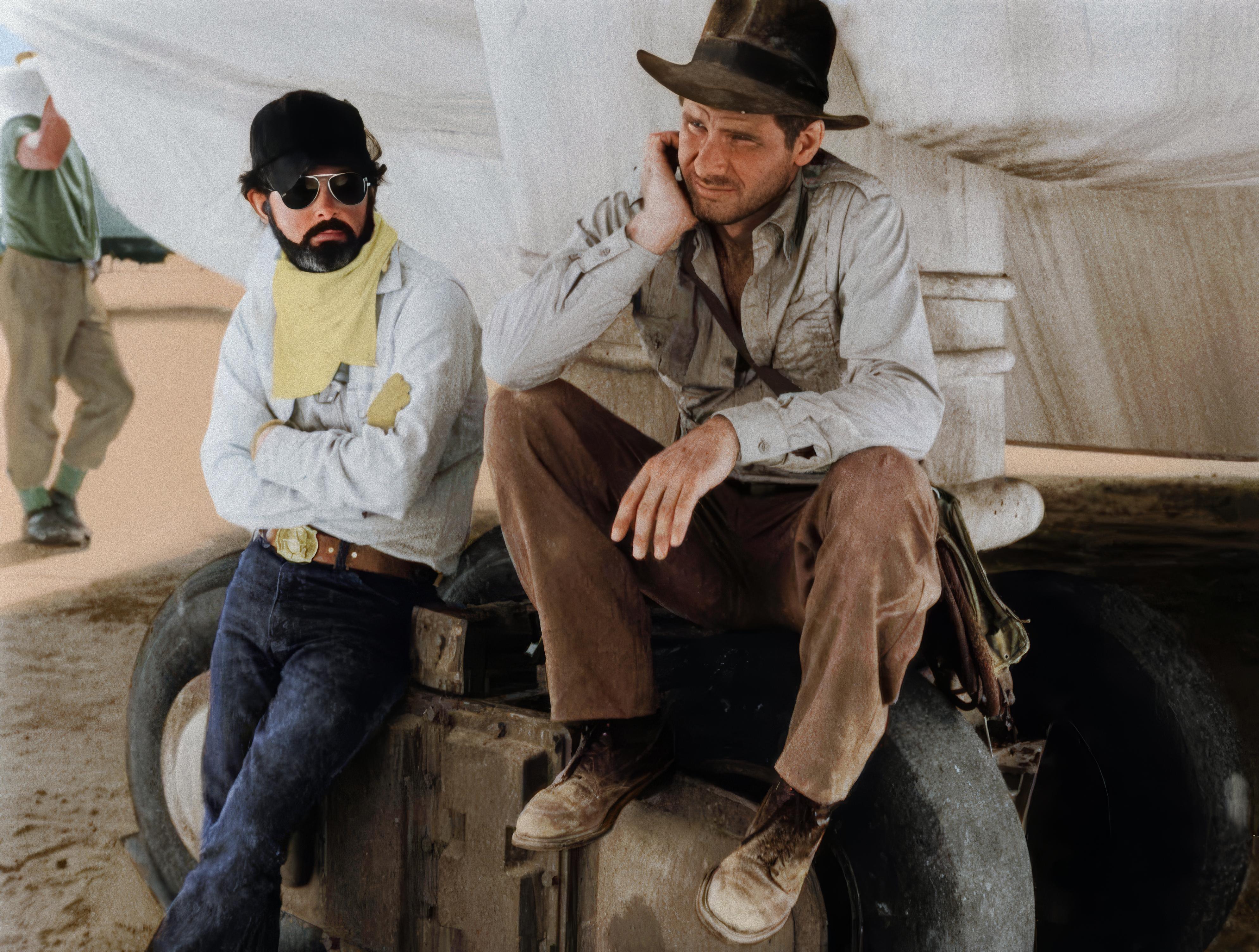 Behind the Scenes with George Lucas & Harrison Ford on Raiders of the Lost Ark - Tunisia (1980)