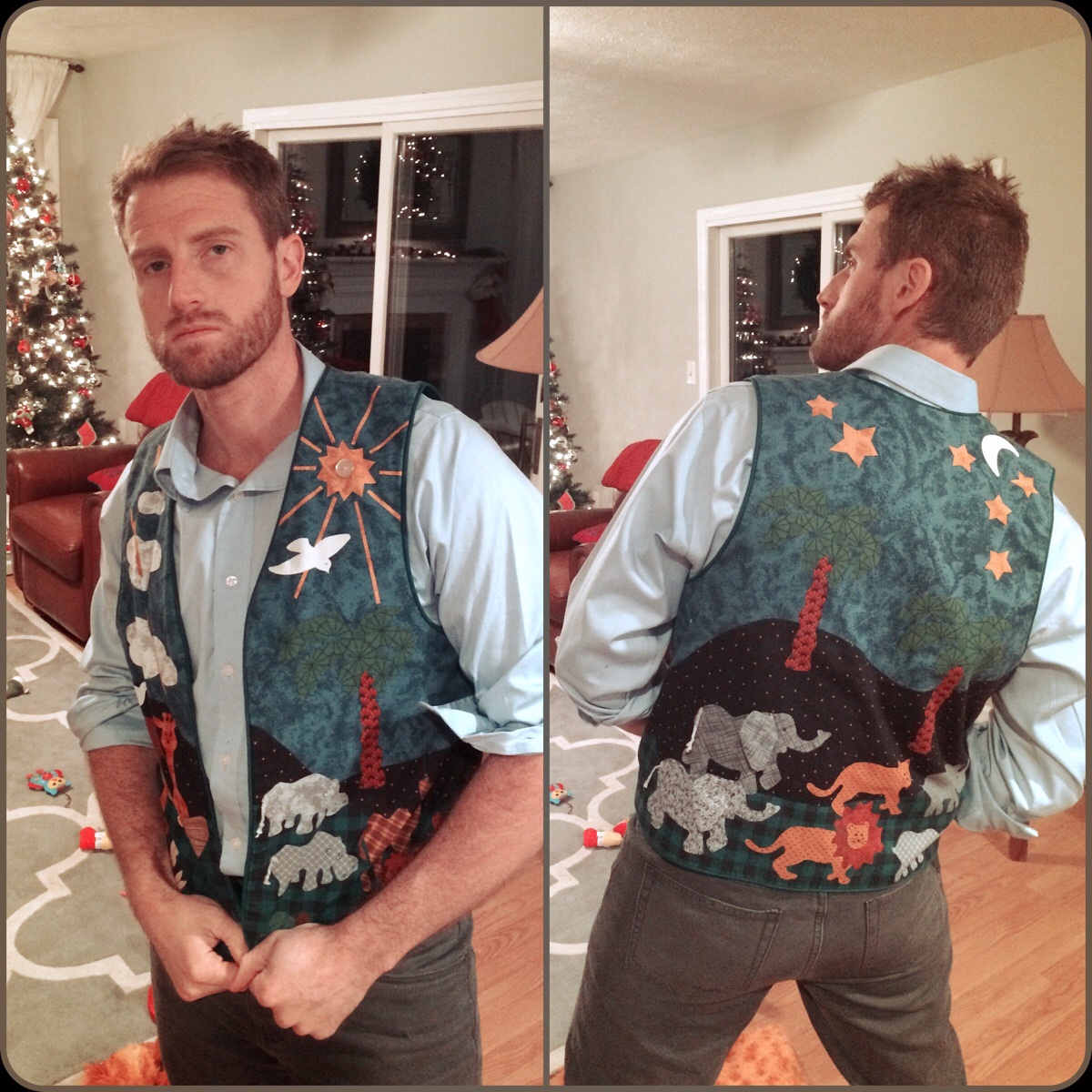 My 90-Year-Old Grandma Sent Me a Stunning Homemade Vest for Parties