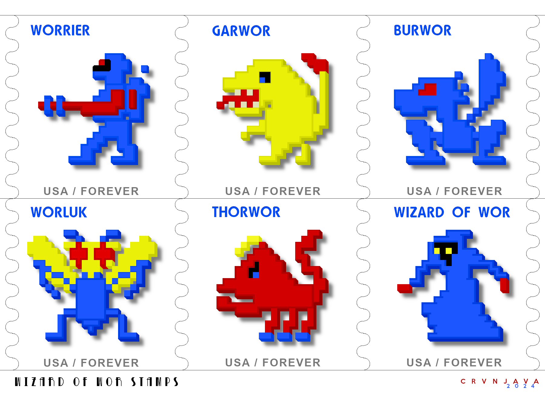 Exploring the Enchantment of Wizard of Wor Stamps