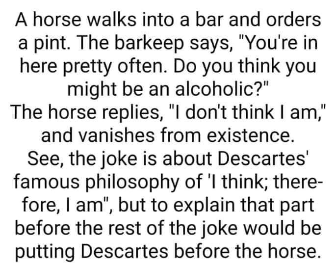 I Think, Therefore I Am: A Philosophical Moment
