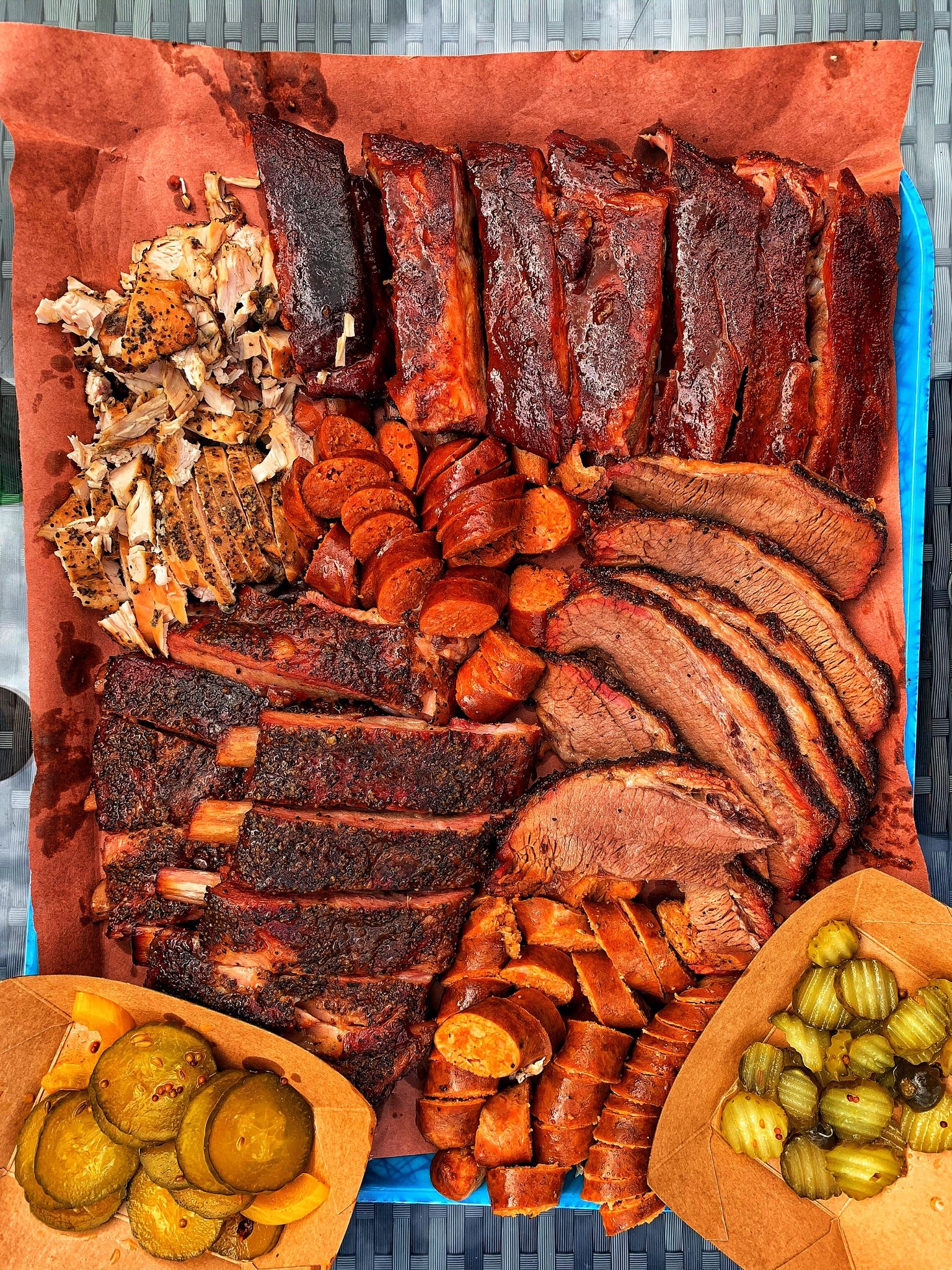 Dinner is served, boys! Time to feast!