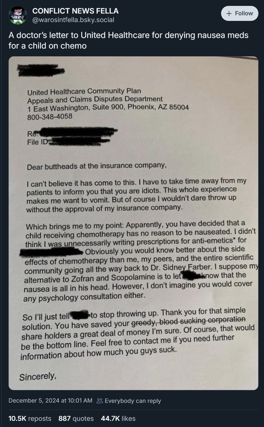 Doctors Expressing Their Frustration with UHC