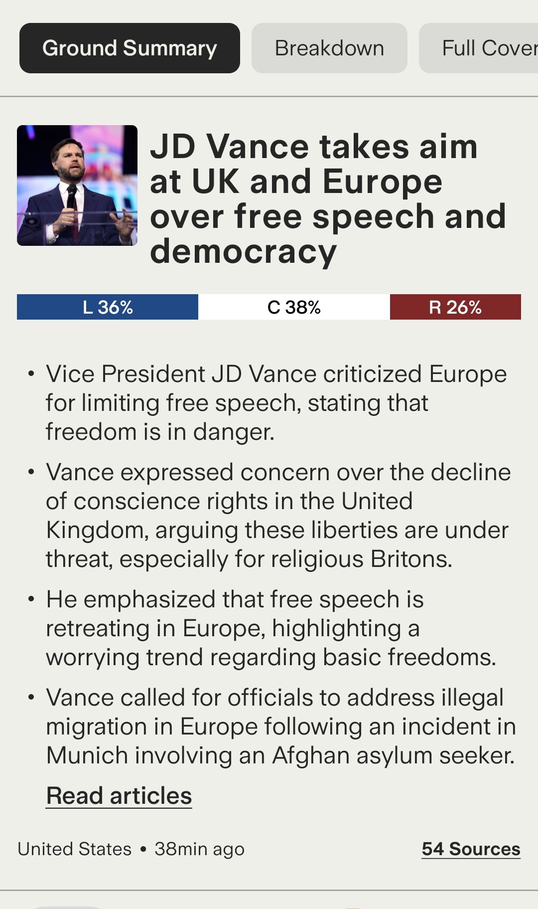 An Open Letter to JD Vance: Yours Truly, a Disgruntled Brit